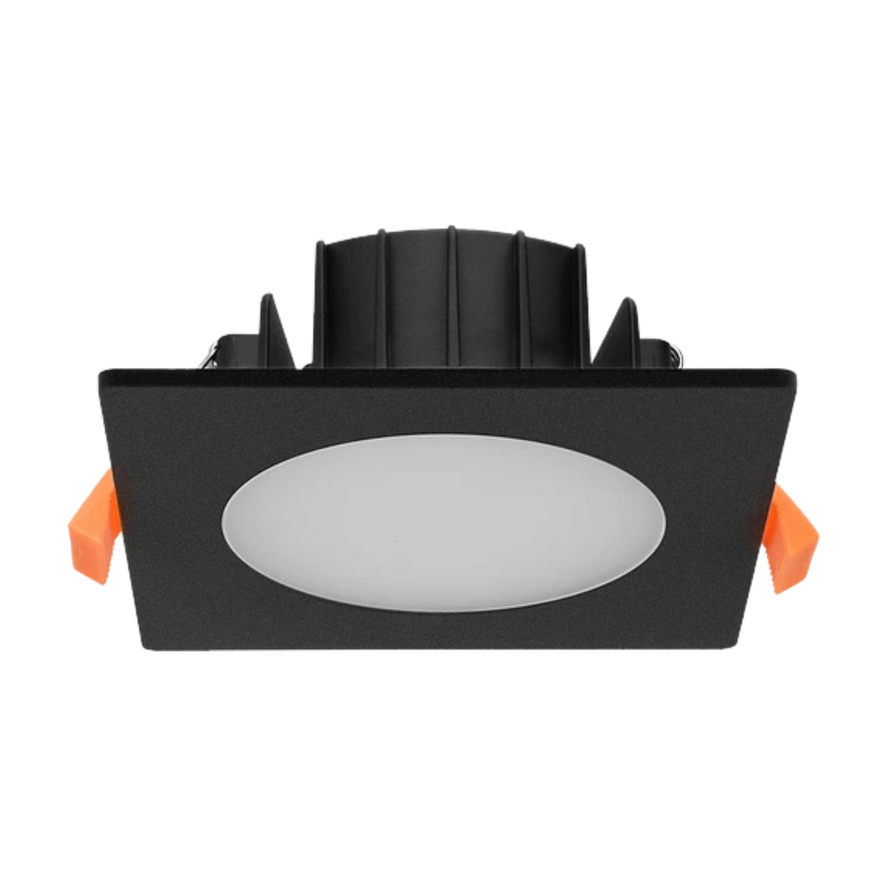 Nys 10W IP54 Flat Face 3CCT LED Square Downlight - Black