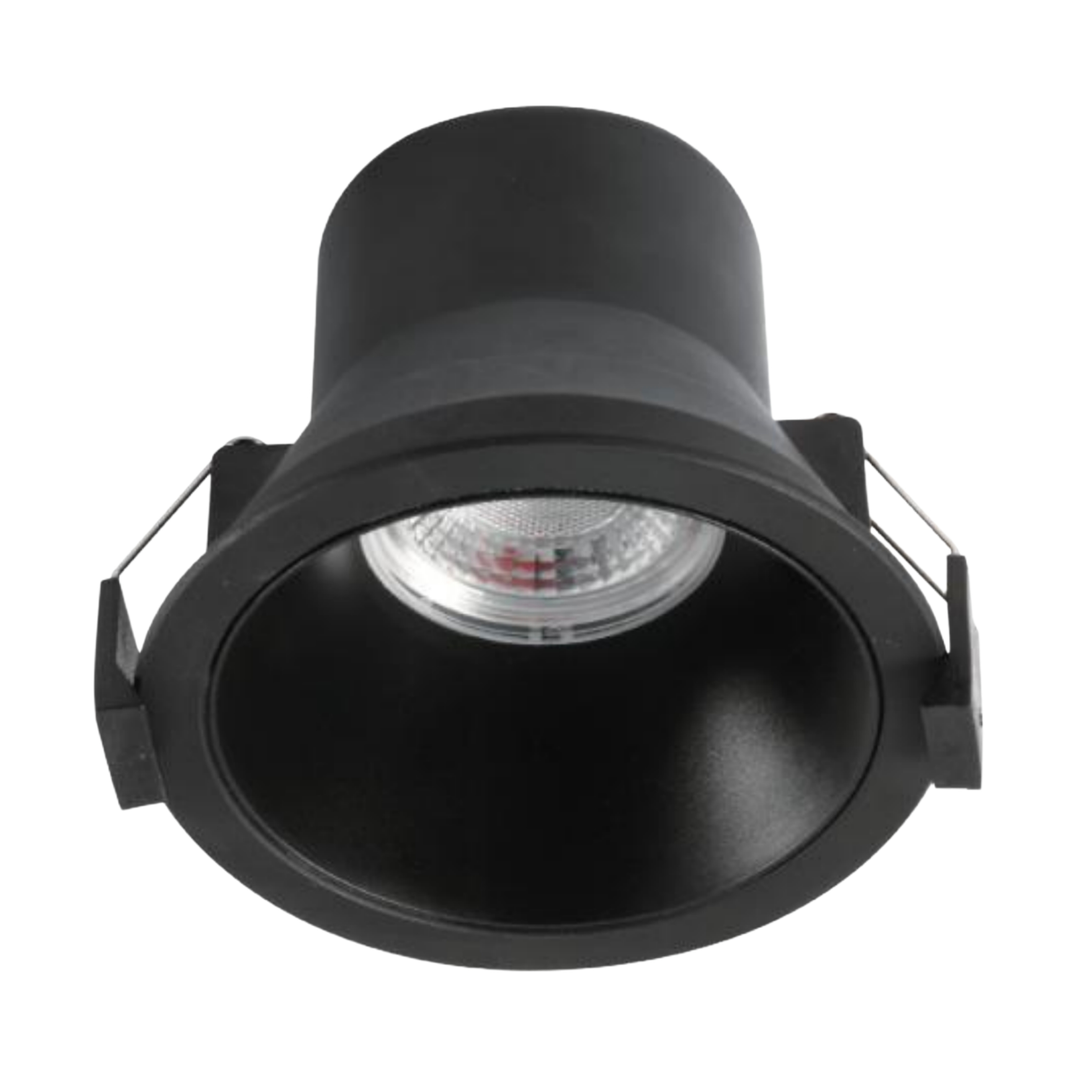 Fue 10W IP44 Deep Recessed Face 4CCT LED Downlight - Black