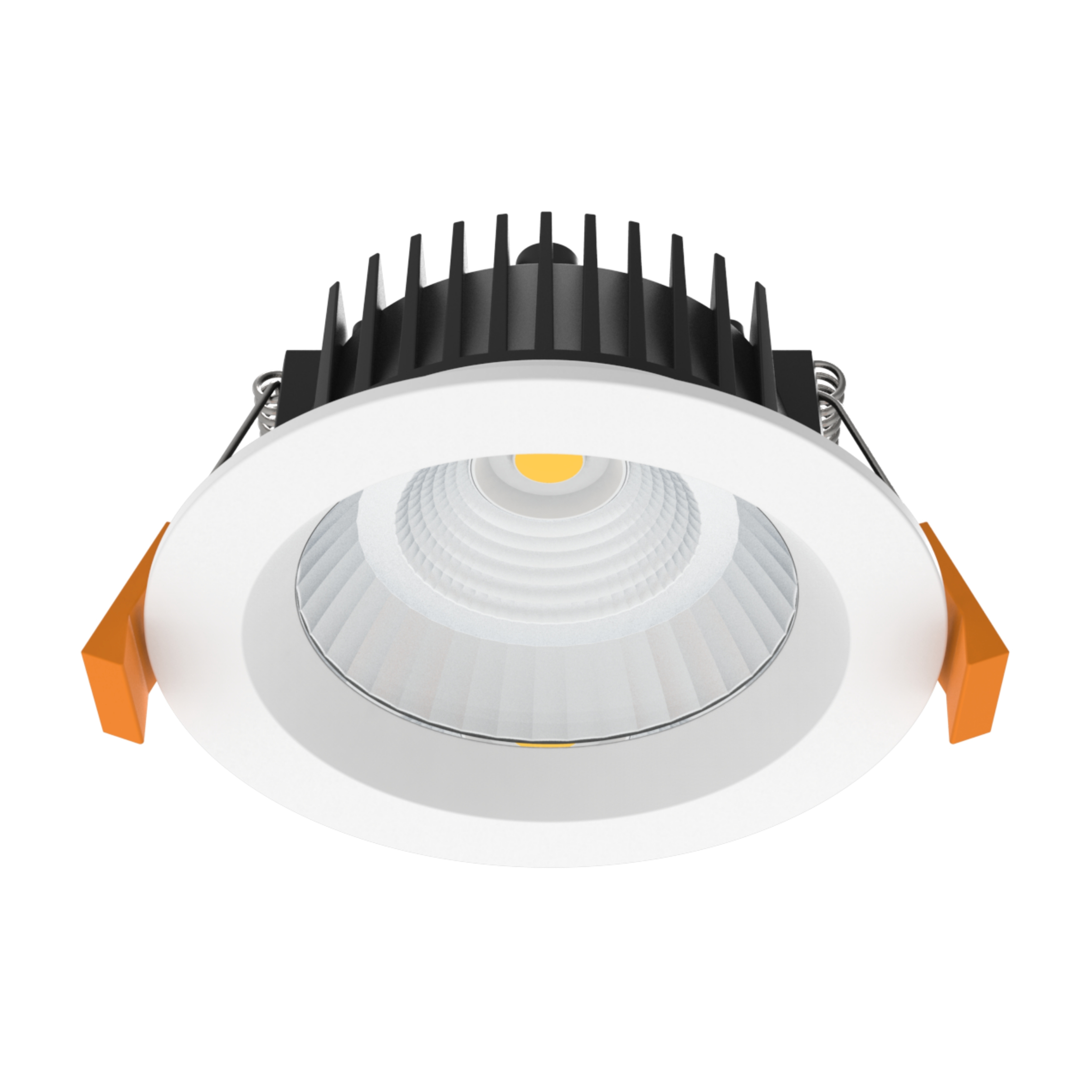 Poh IP44 Recessed Face 3CCT LED Downlight - White