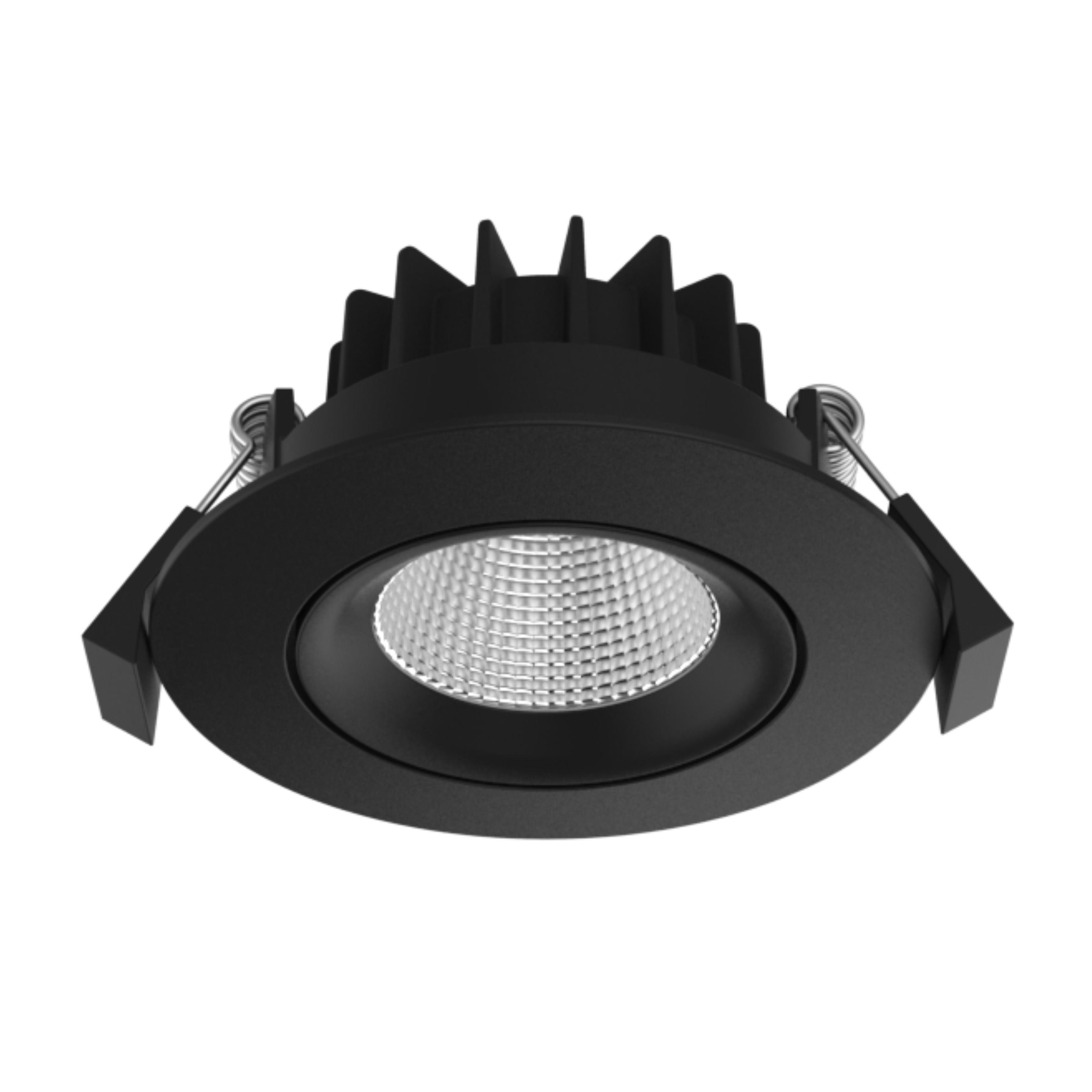 Ju IP54 Deep Reflector 3CCT LED Adjustable Downlight - Black