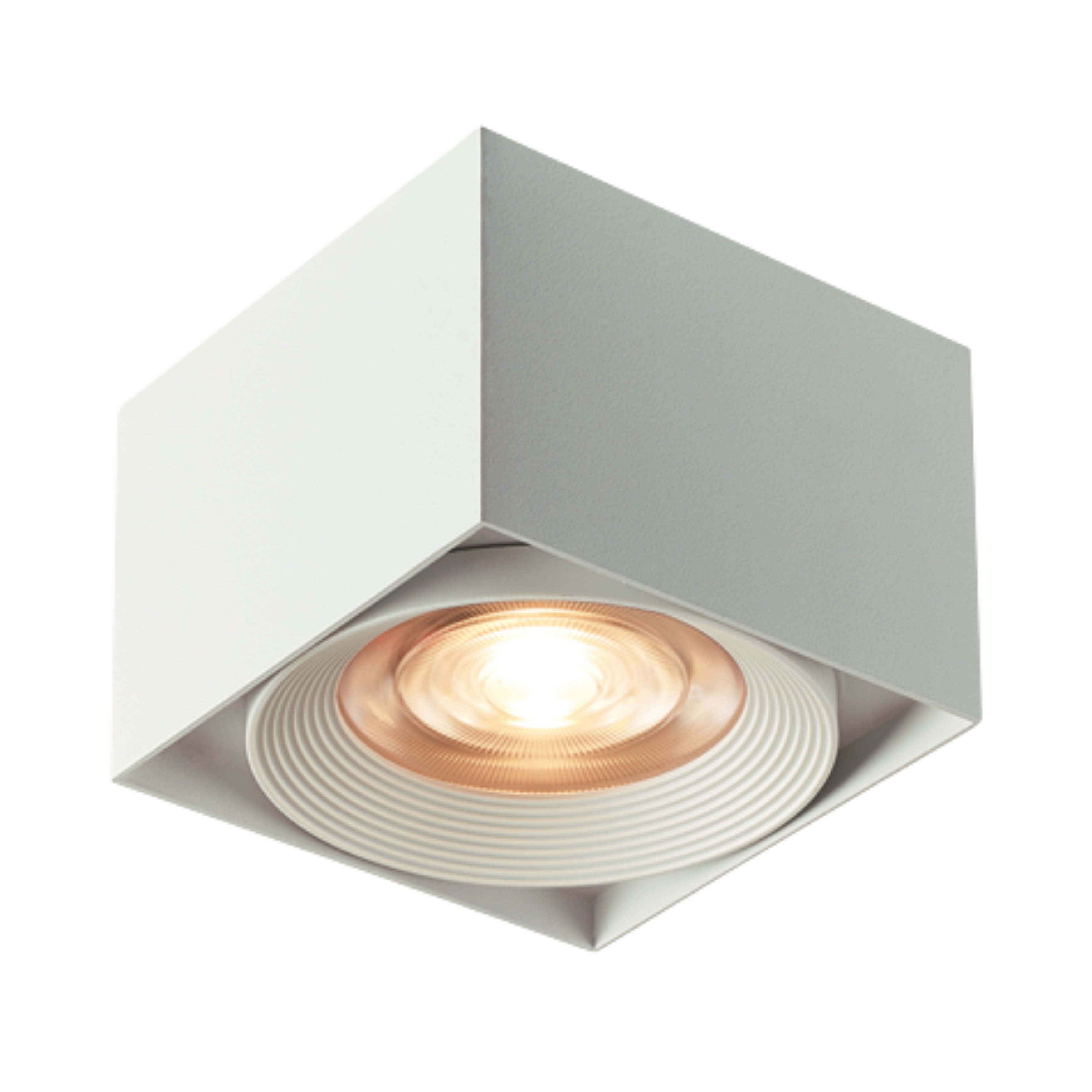Hu 10W 3CCT LED Square COB LED Downlight - White