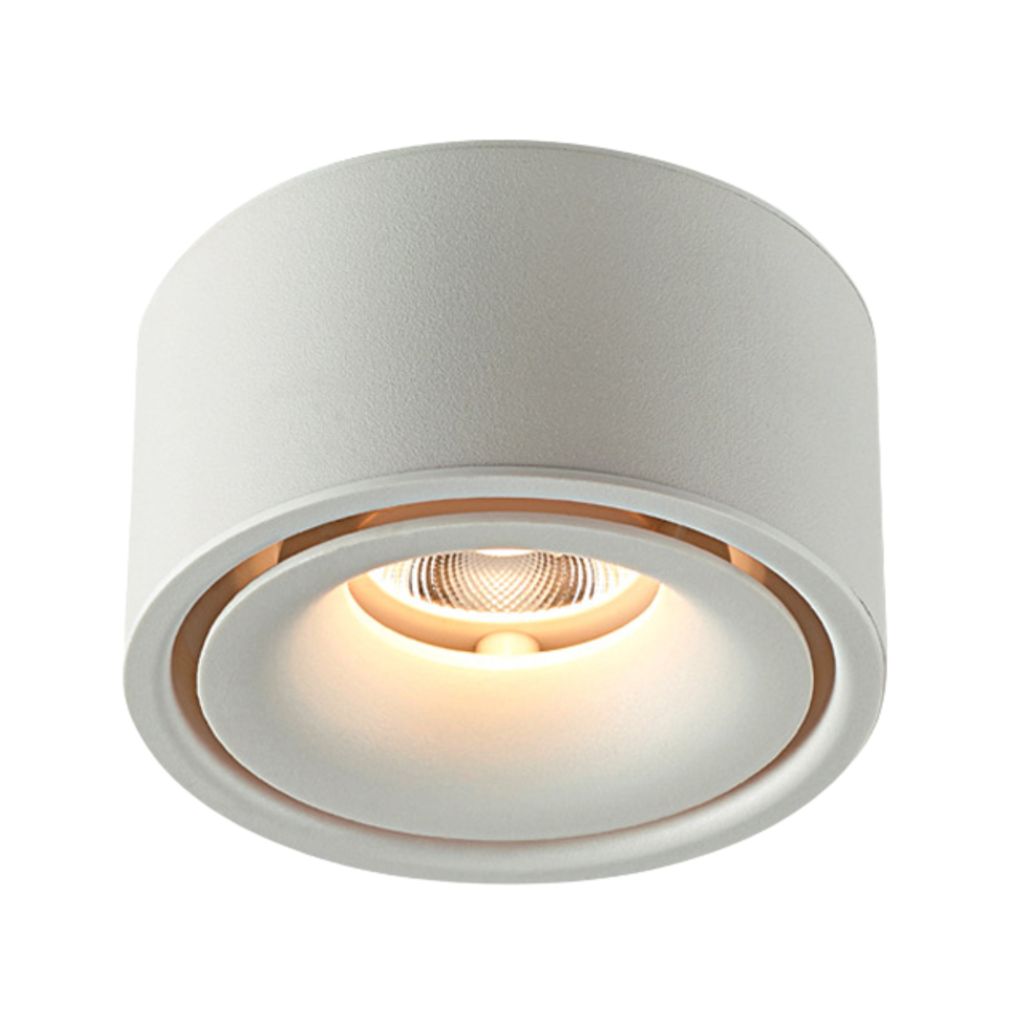 Hu 10W 3CCT LED Round COB LED Downlight - White