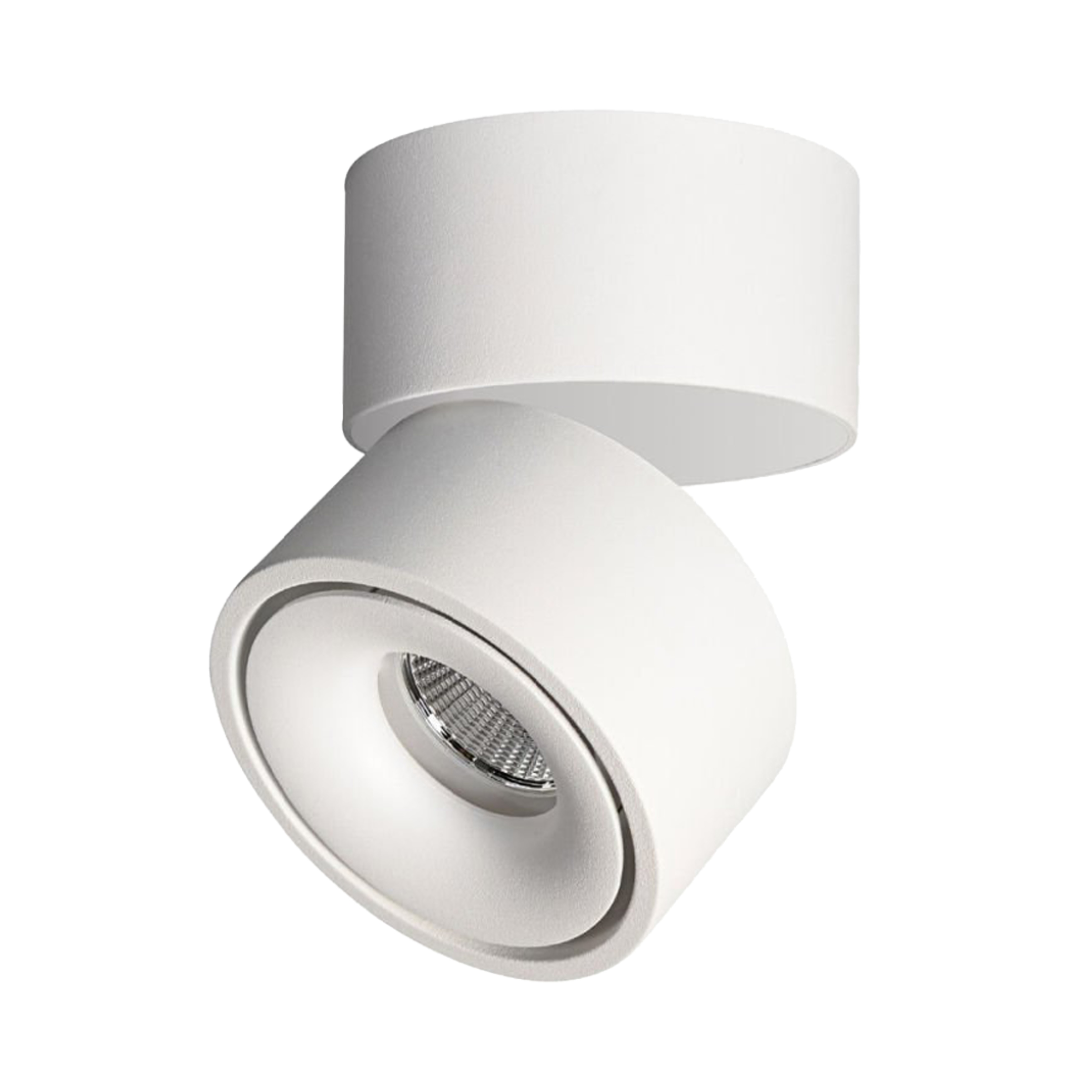 Fei 12W 3CCT LED Rotating Folding Downlight - White