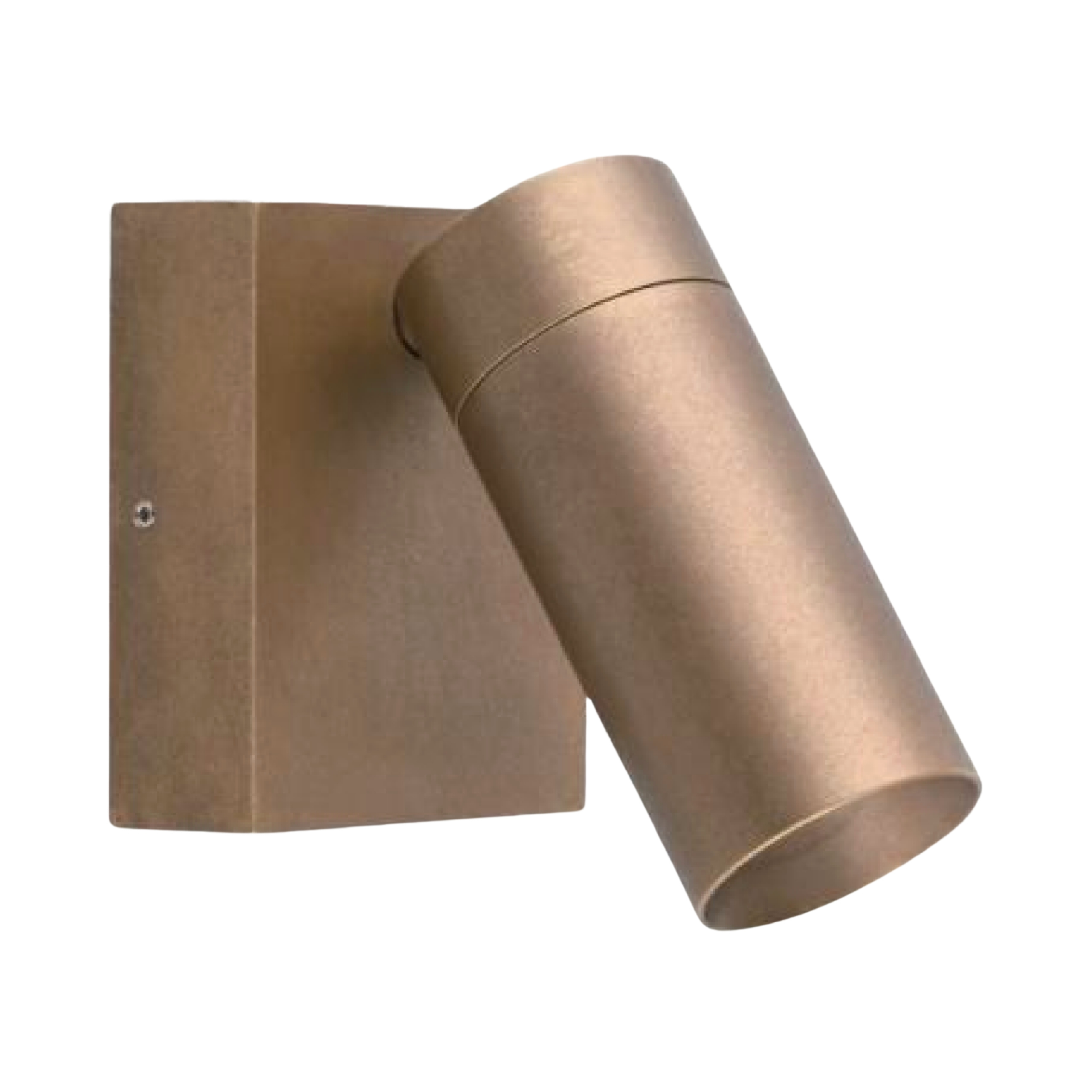 Juju IP65 Adjustable Solo Spot Wall Light - Aged Brass