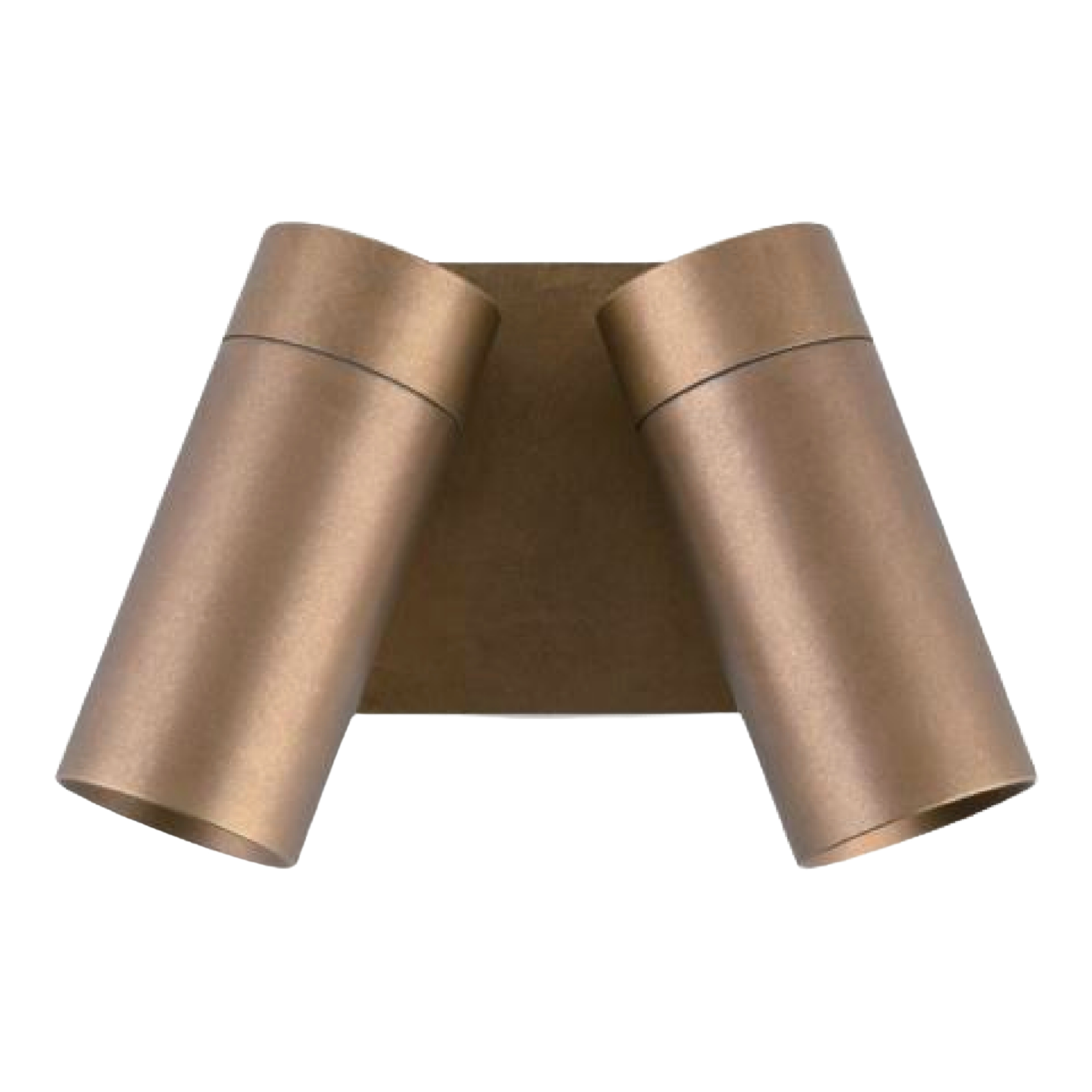Juju IP65 Adjustable Twin Spot Wall Light - Aged Brass