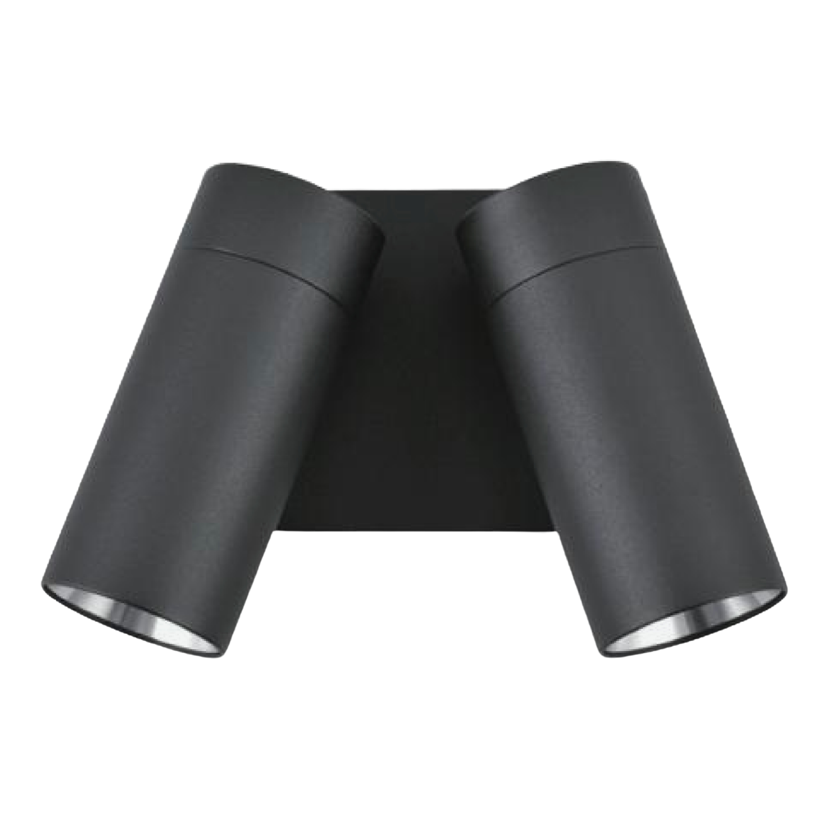 Juju IP65 Adjustable Twin Spot Wall Light - Black