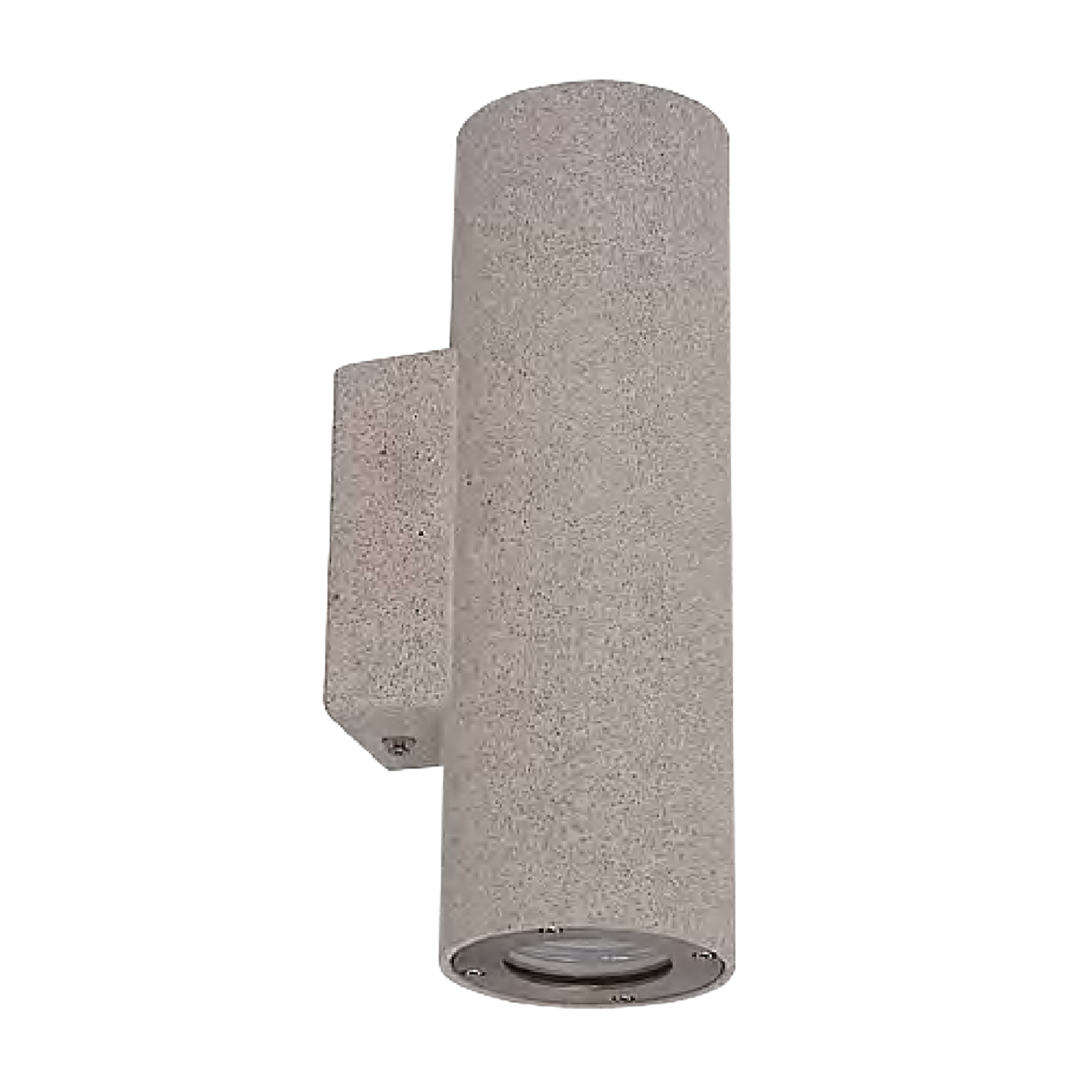 Glo IP65 Cylinder Concrete Up and Down Wall Light - Natural