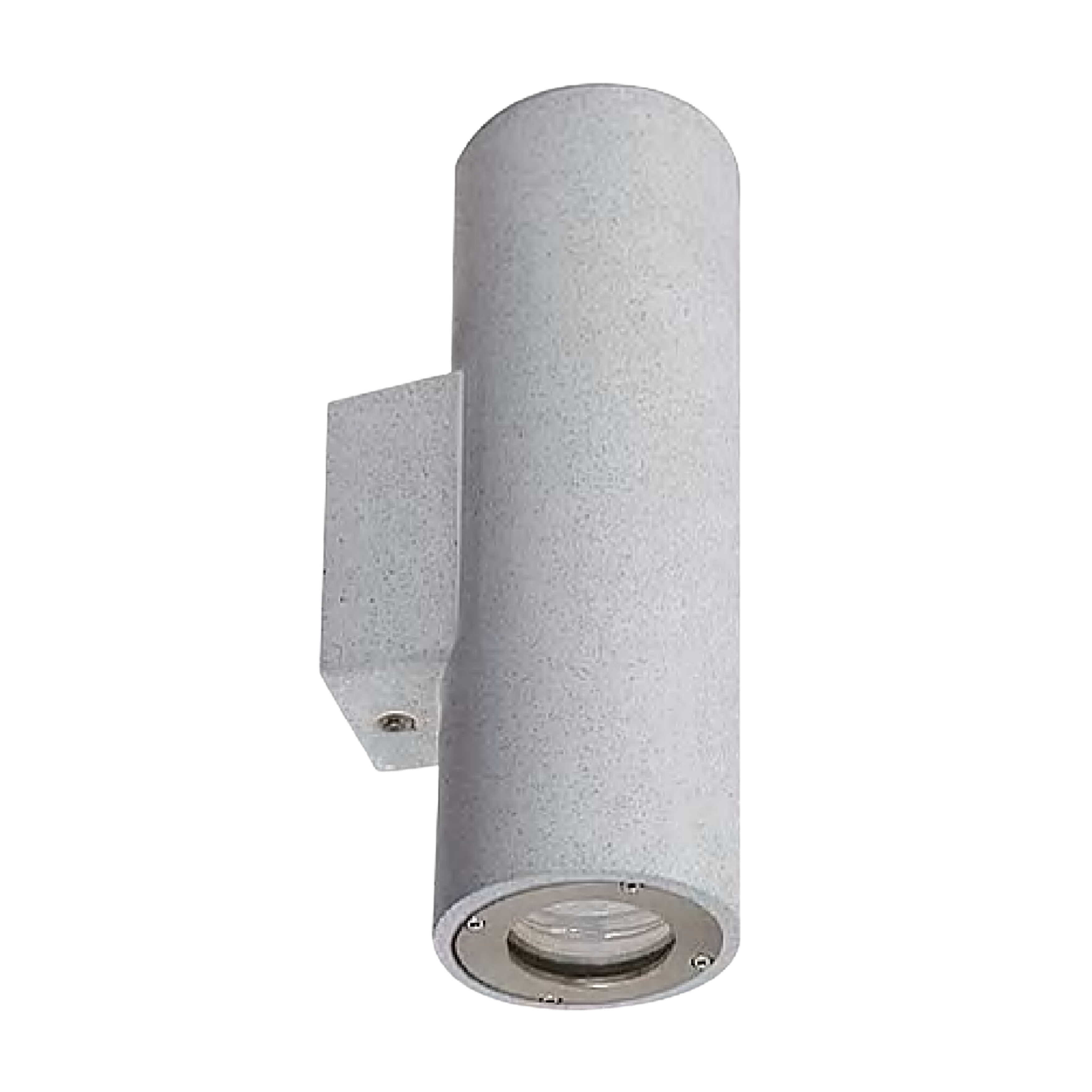 Glo IP65 Cylinder Concrete Up and Down Wall Light - White