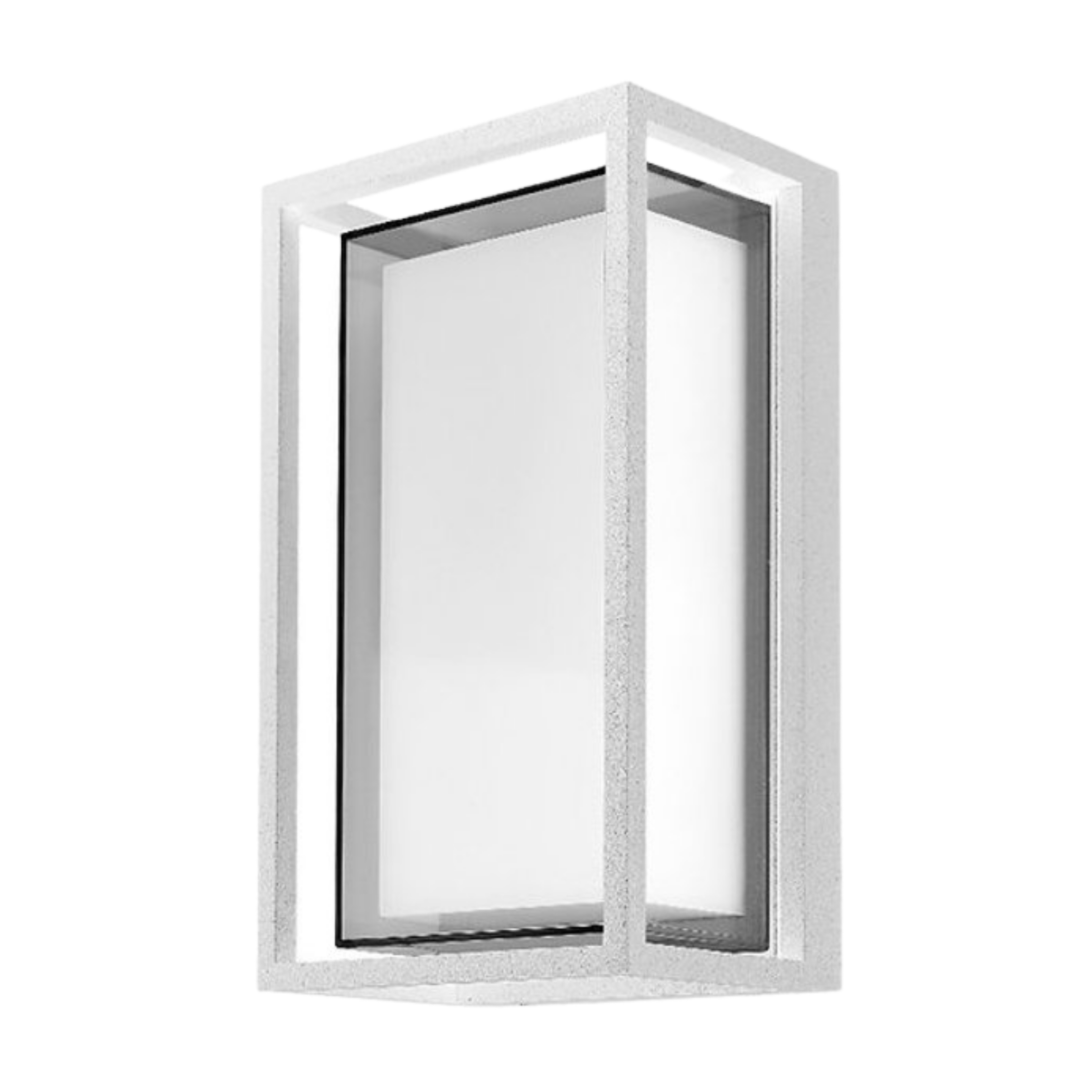 Eltanin IP65 3CCT LED Angular Bunker Wall Light - White