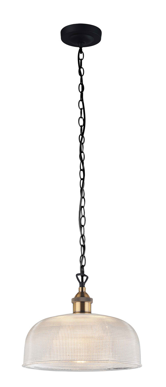 Casablanca Clear Glass Pendant Light