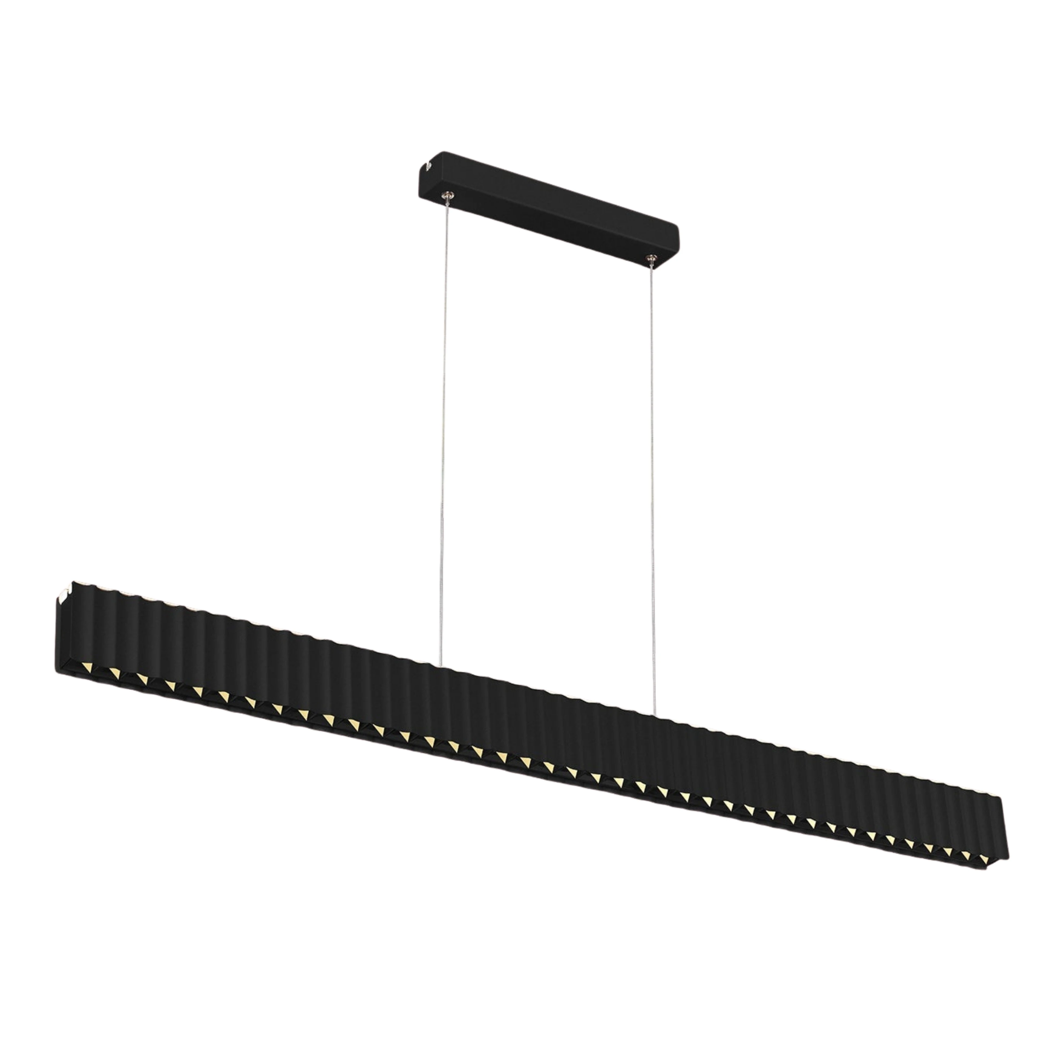 Skyline Brilliance Linear LED Pendant - Black