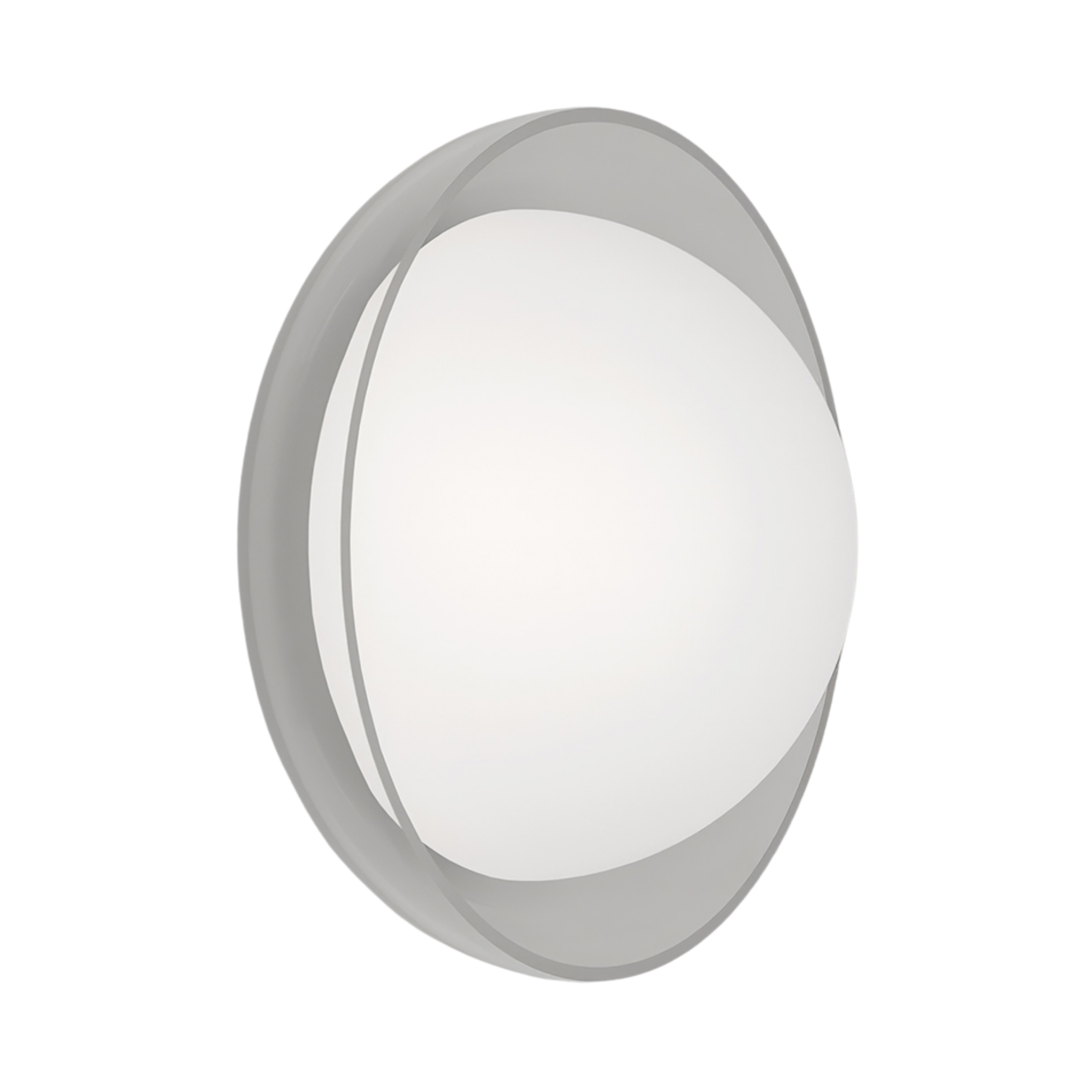Dome Artisan IP44 Clear Glass LED Wall Light