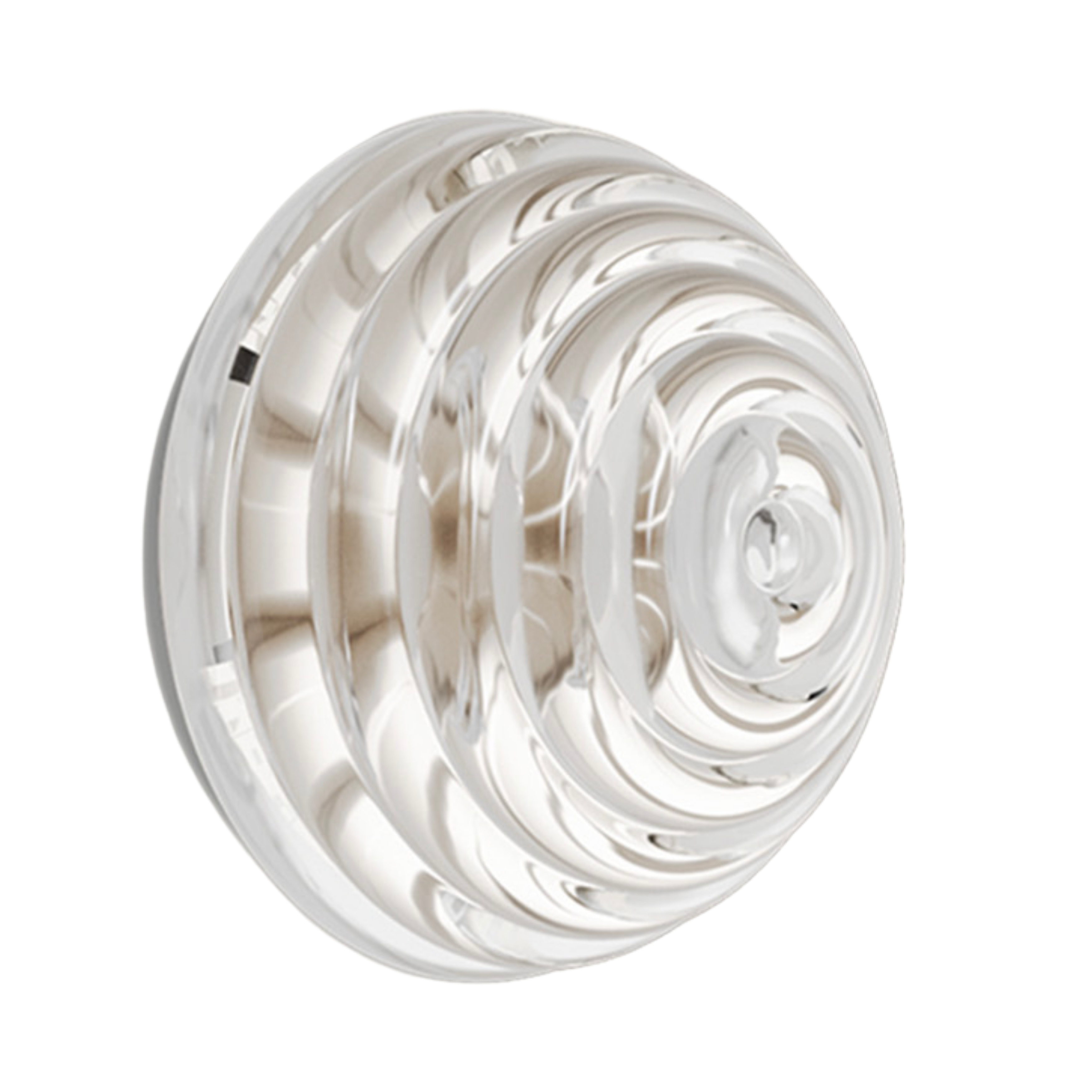 Hado Optic Striped Glass Wall Light - Gold