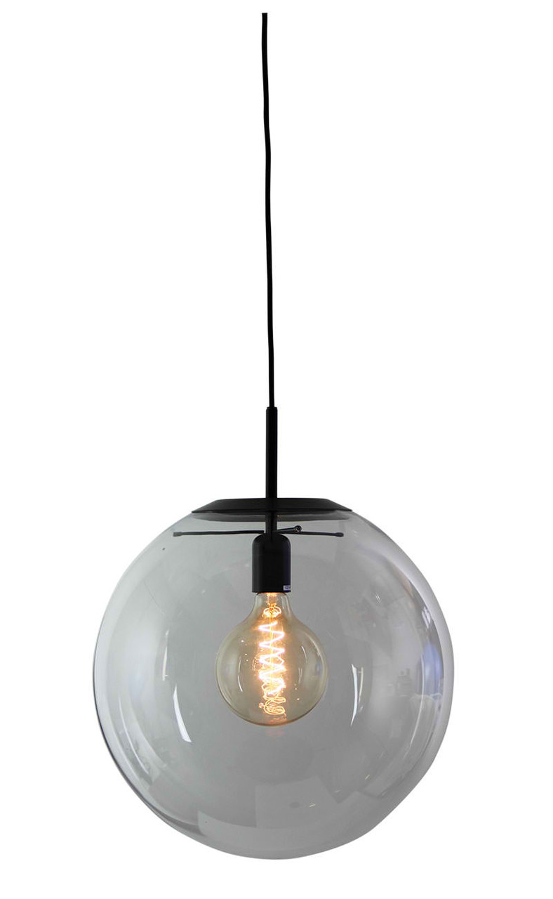Contemporary Clear Glass Pendant Light
