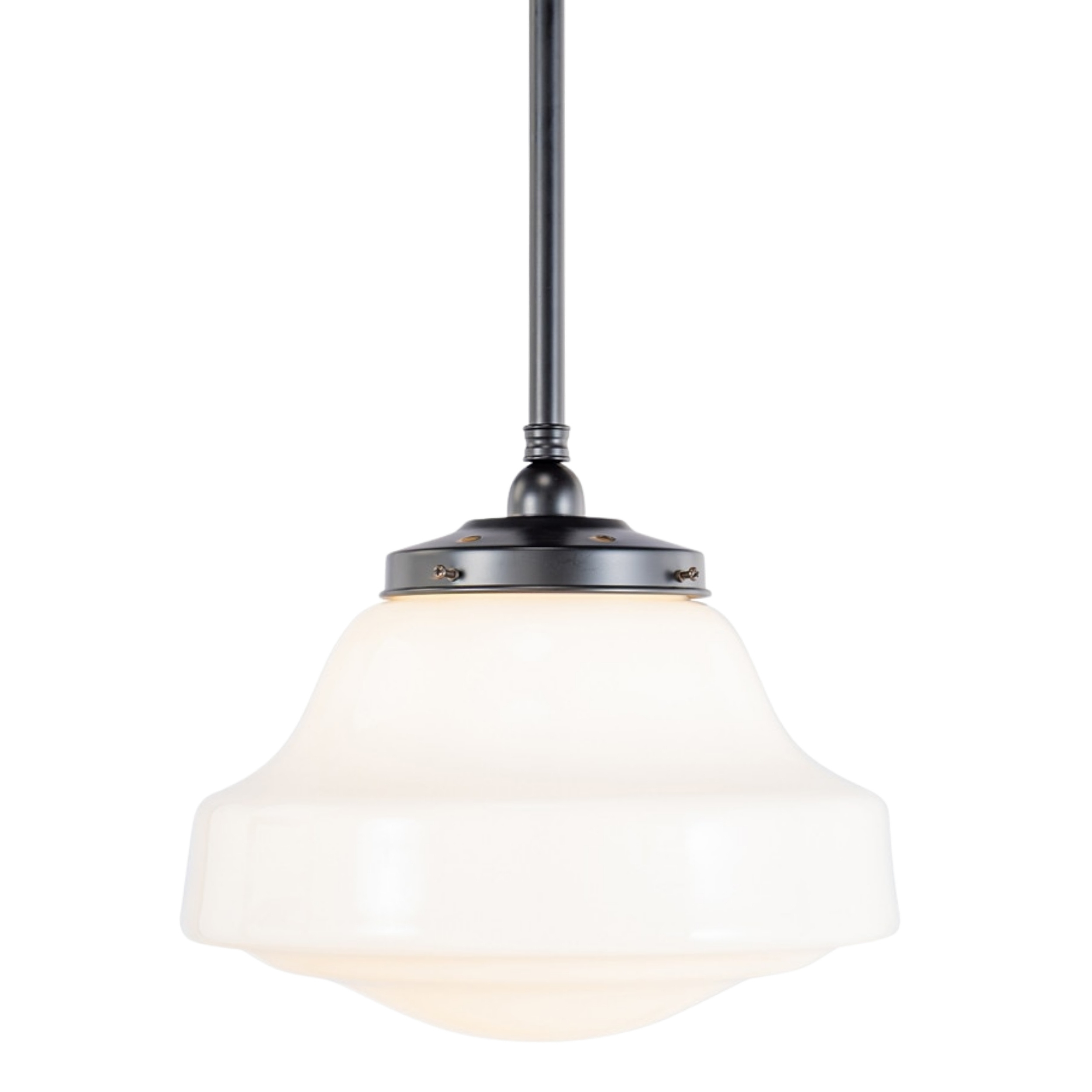 Lincoln Gloss Opal Glass Rod Pendant - Patina