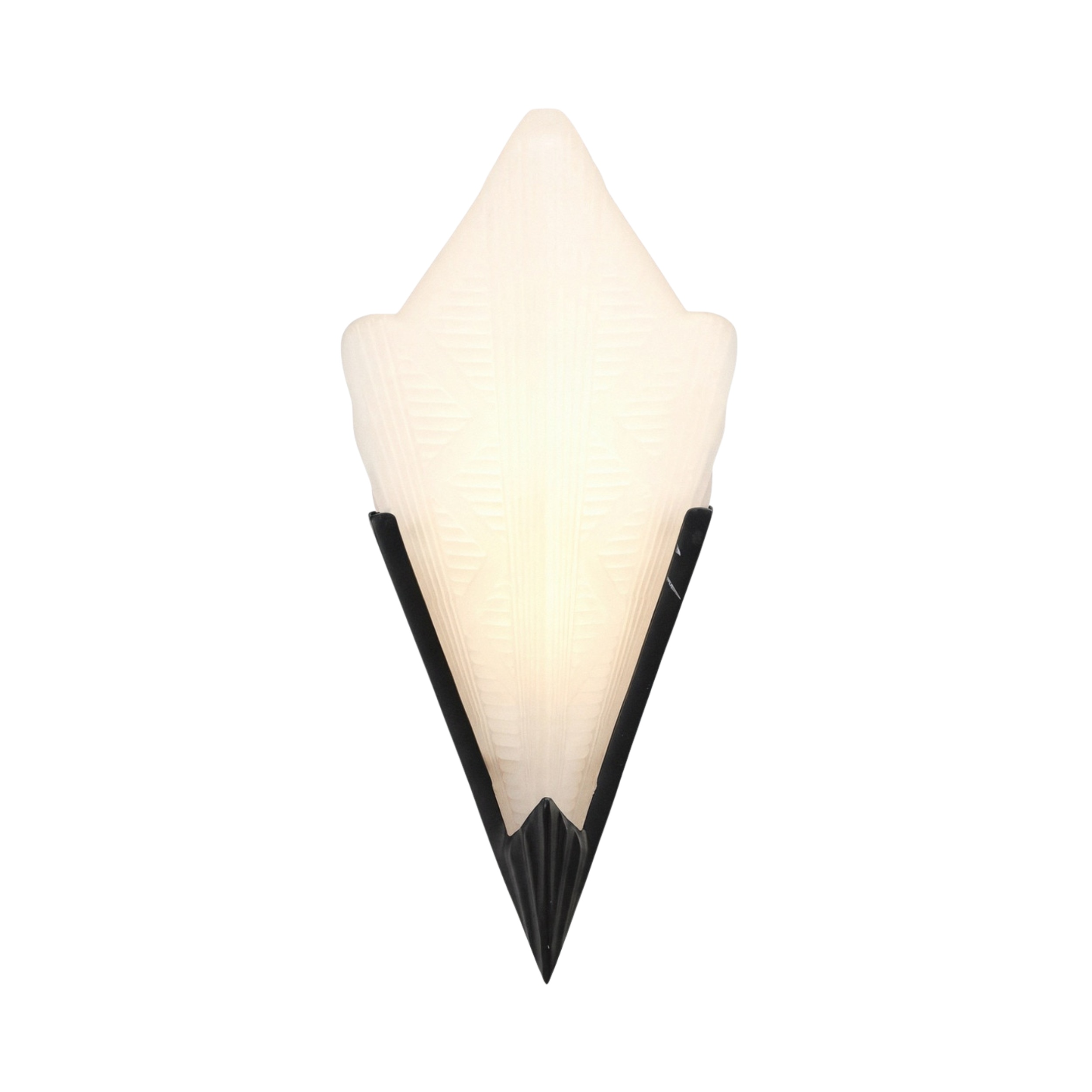 Vinci Patina Frosted Glass Wall Sconce