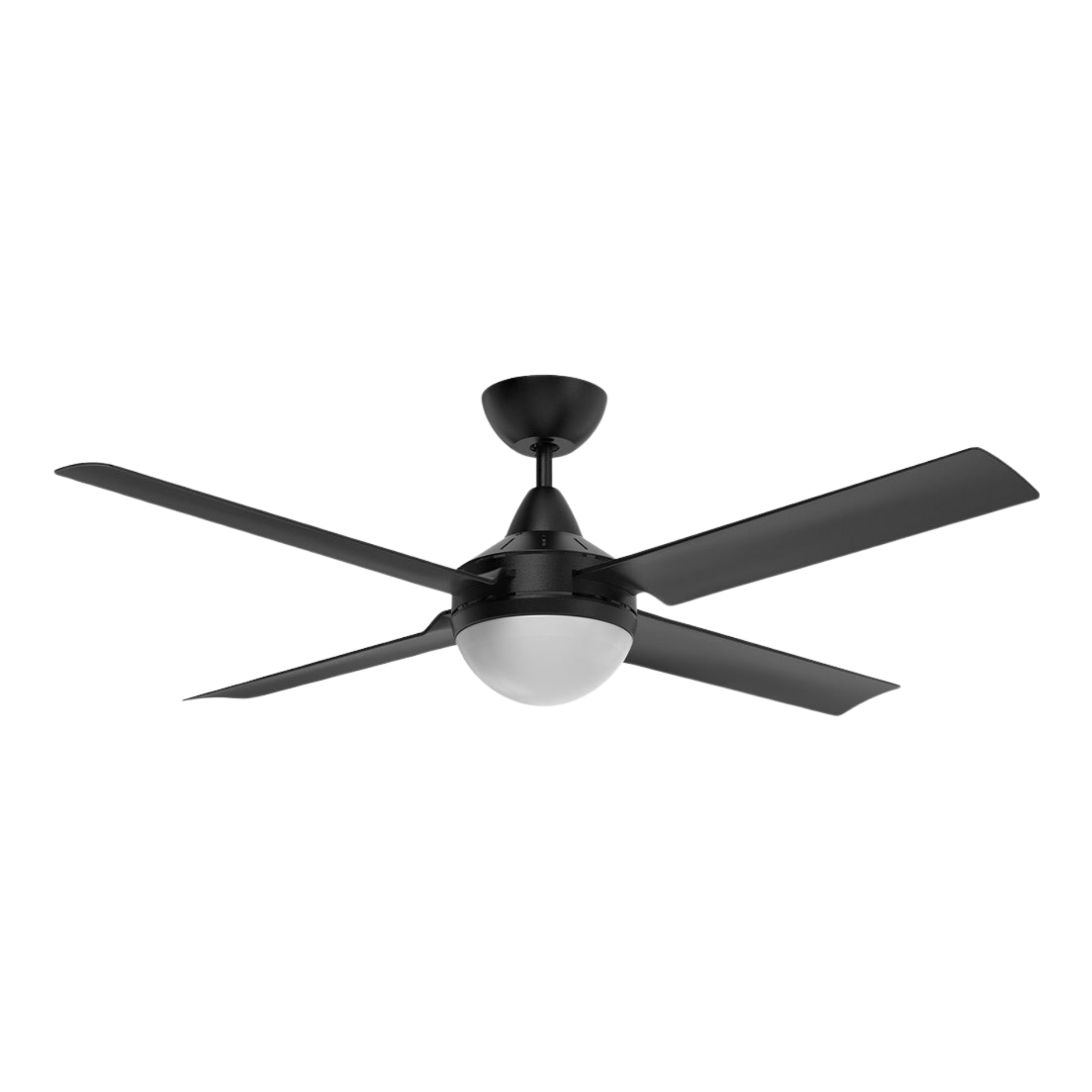 Cairns 48 AC Ceiling Fan with B22 Light - Black