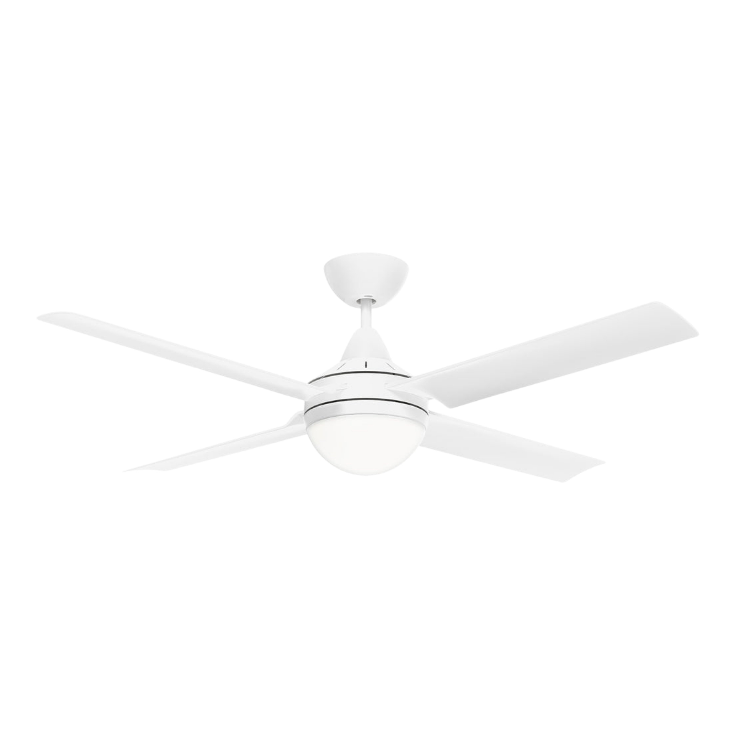 Cairns 52 AC Ceiling Fan with B22 Light - White