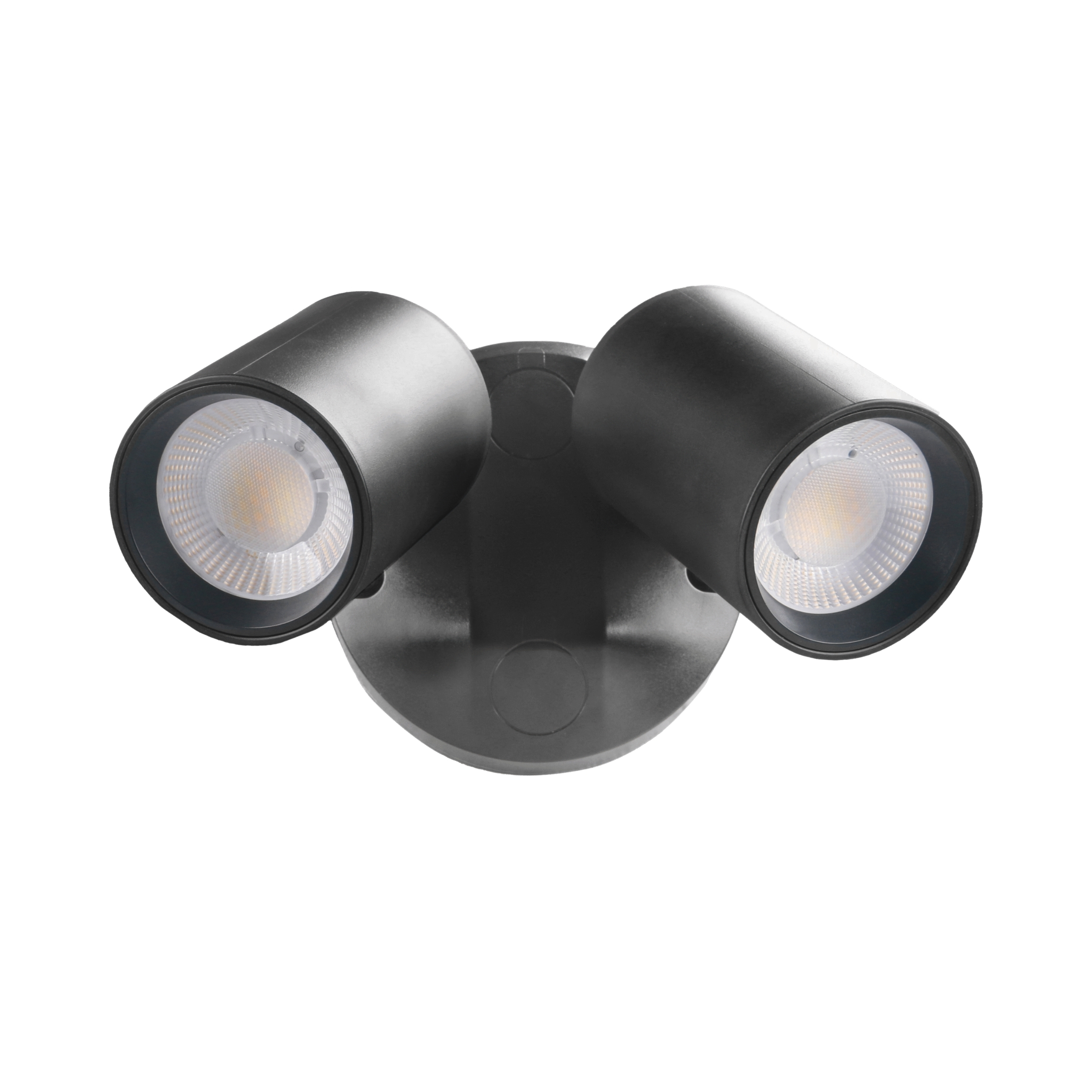 Cami Twin Light IP65 3CCT LED Spotlight - Black