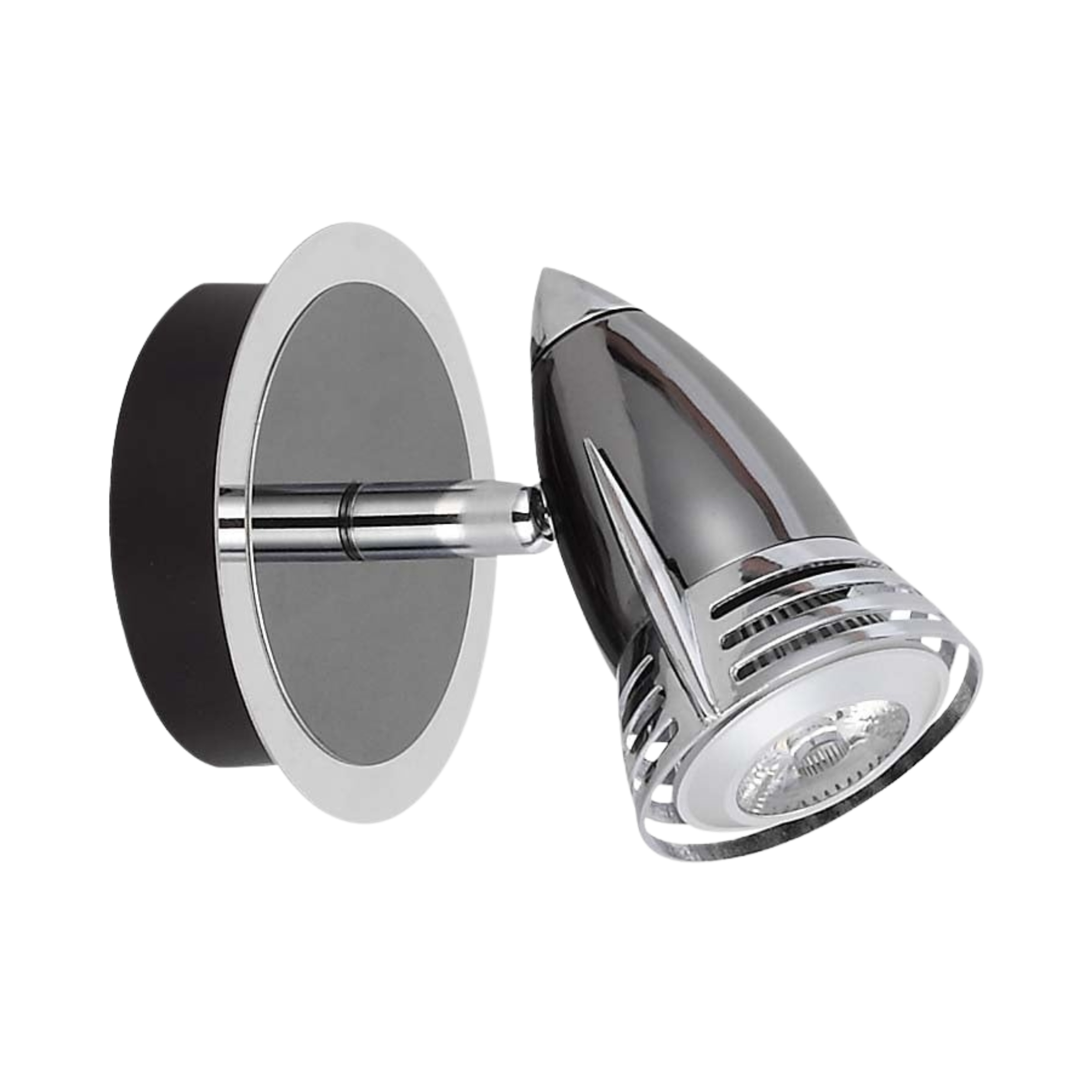 Eiser Solo Spot Wall Light - Pearl Chrome