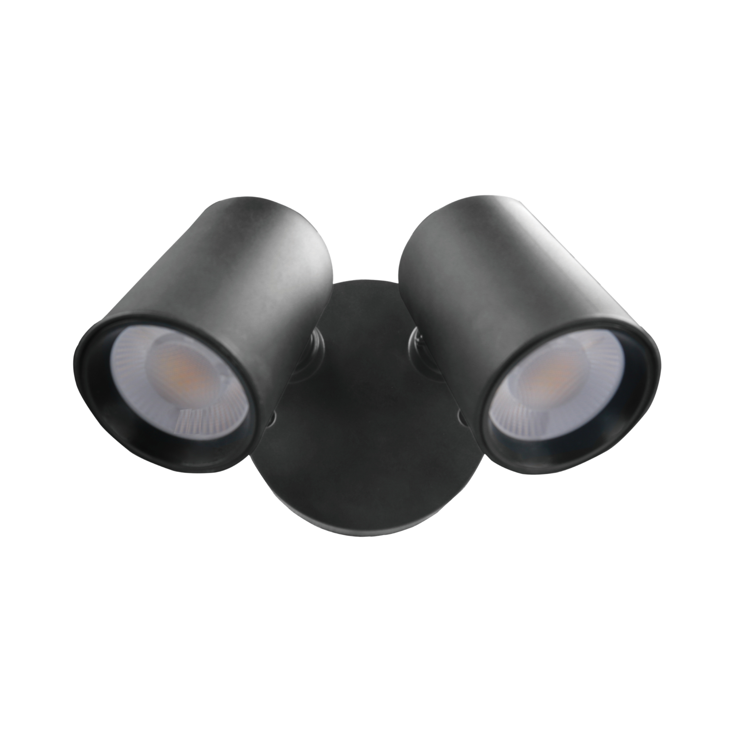 Lor Duo Light IP65 Round Plate 3CCT LED Spotlight - Black