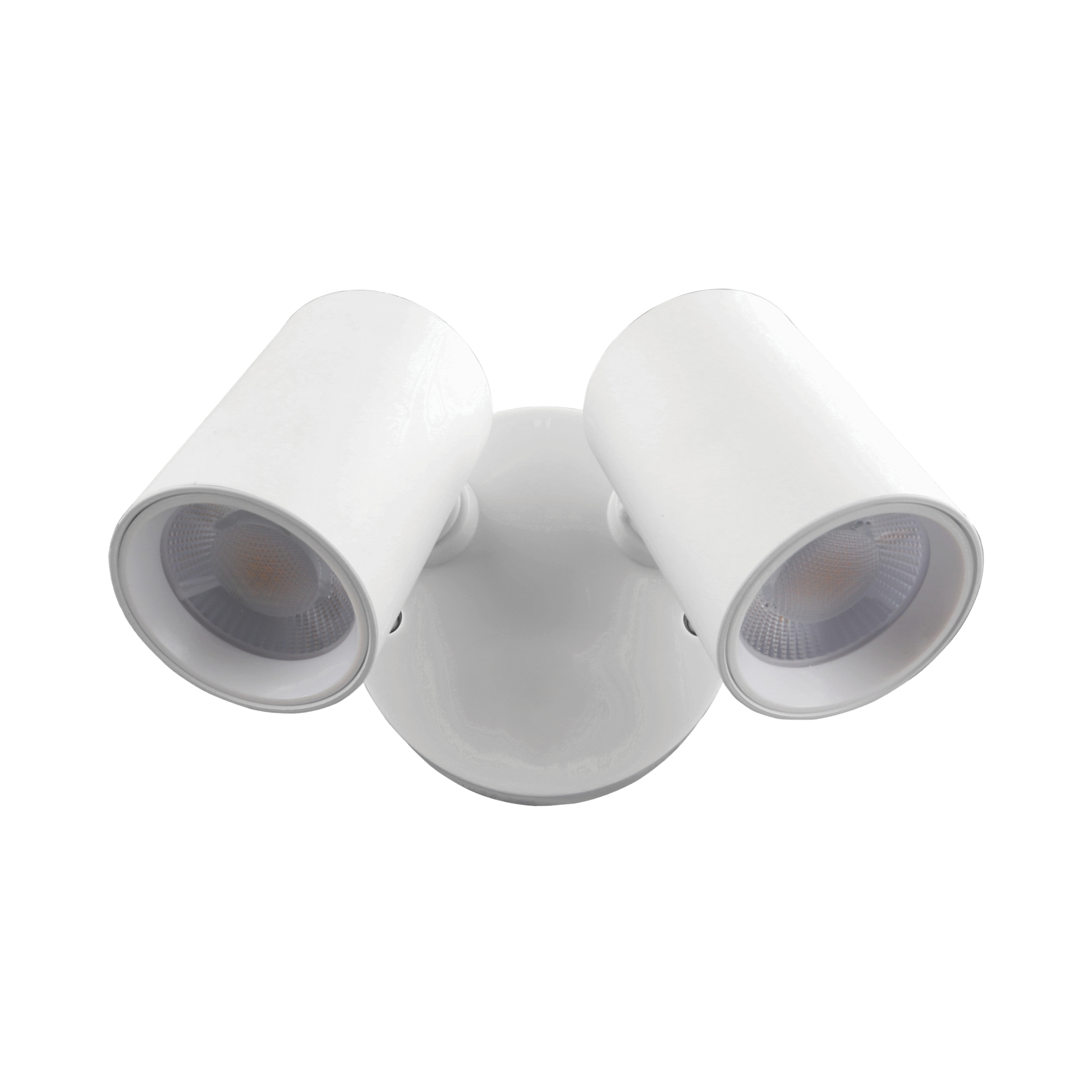 Lor Duo Light IP65 Round Plate 3CCT LED Spotlight - White