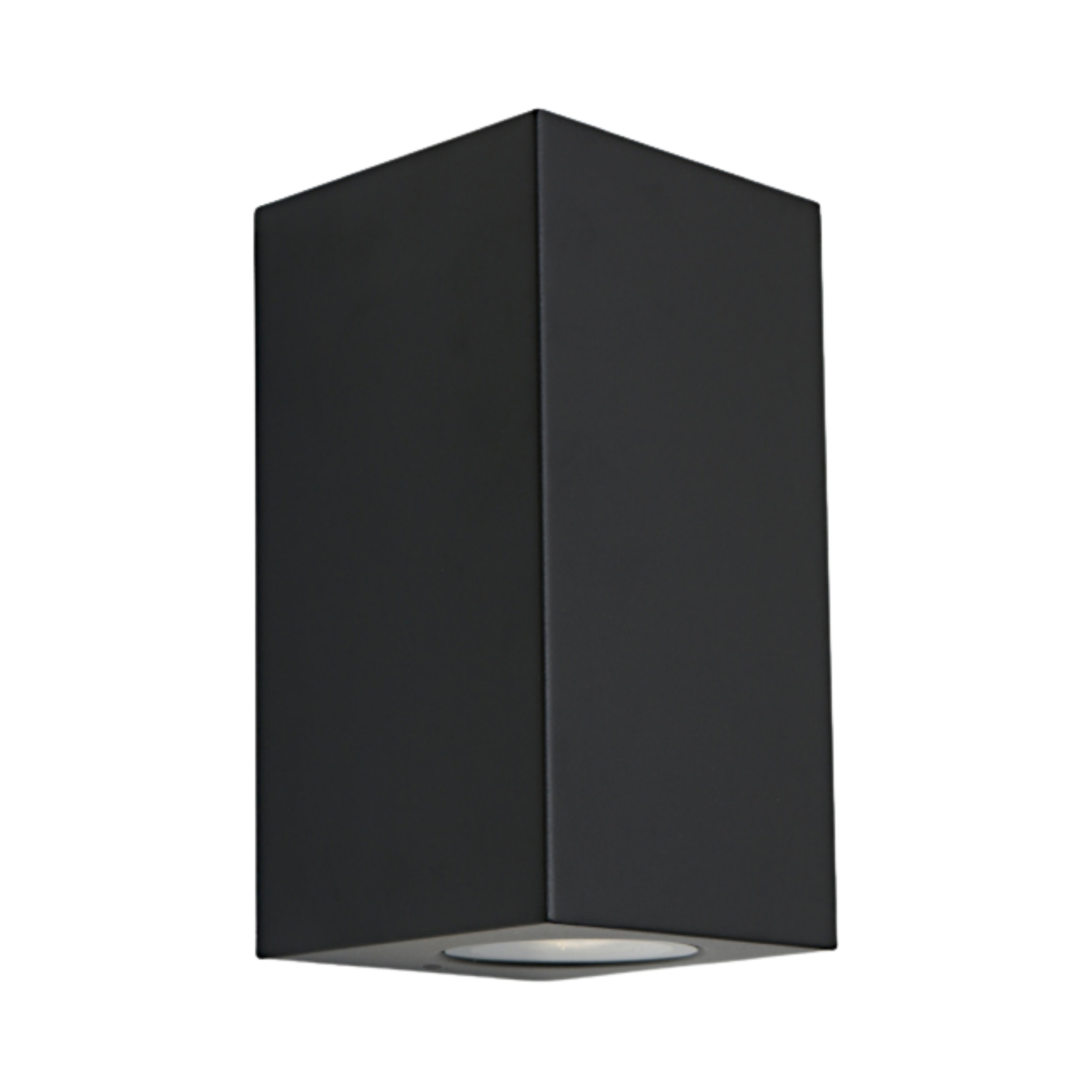 Saco IP54 Duo Light Angular Wall Lamp - Black