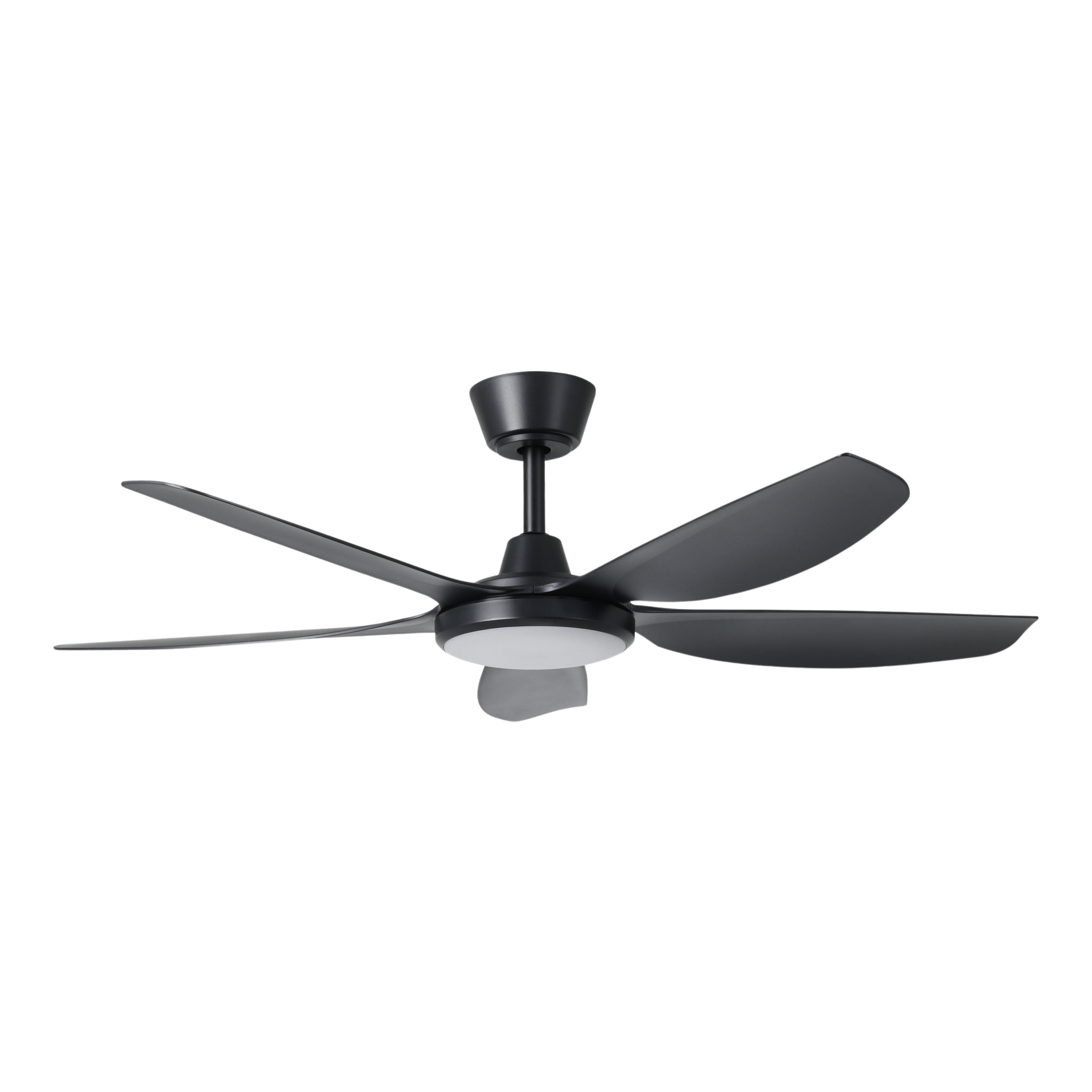 Miami 48-Inch DC Ceiling Fan with LED and Remote - Black