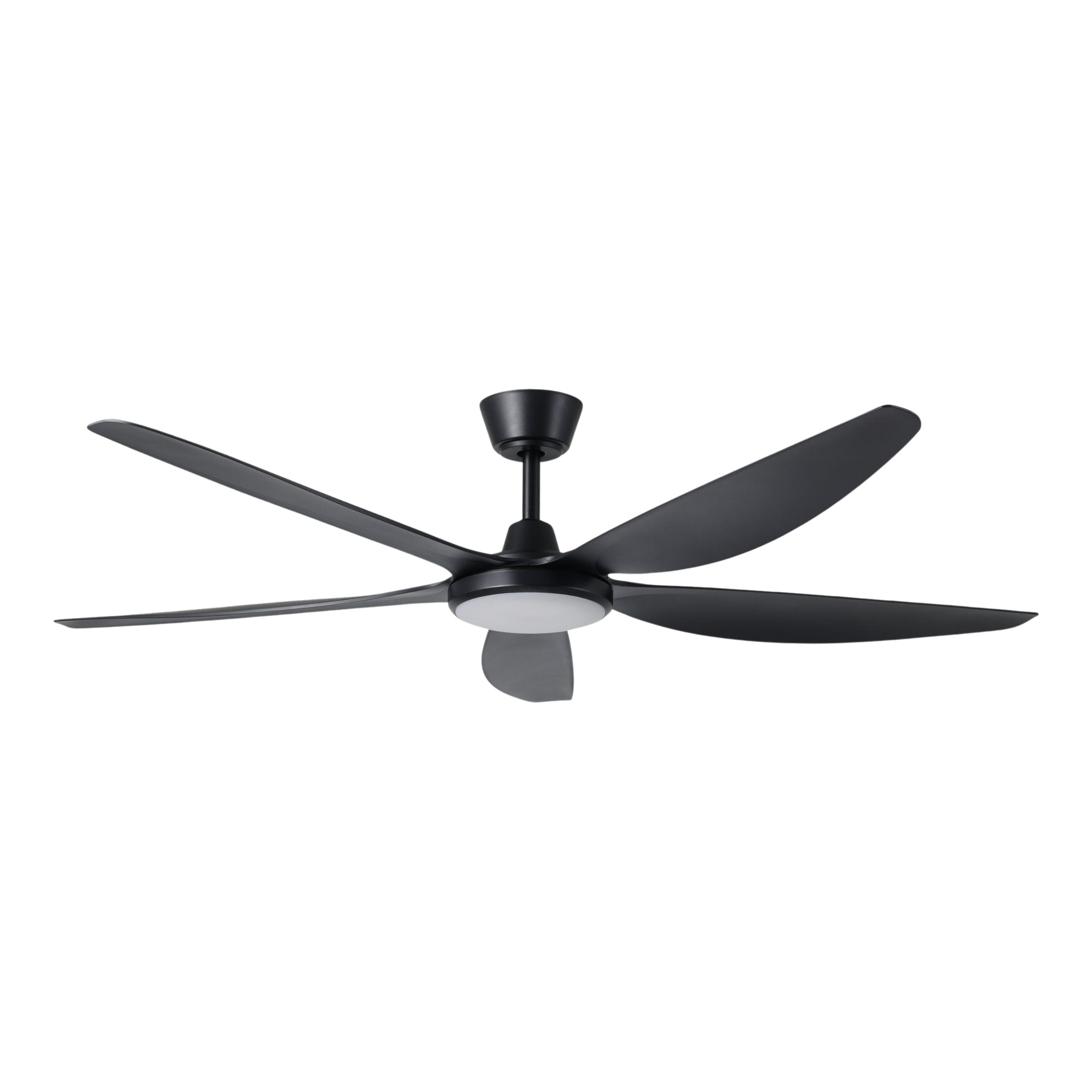 Miami 60-Inch DC Ceiling Fan with LED and Remote - Black
