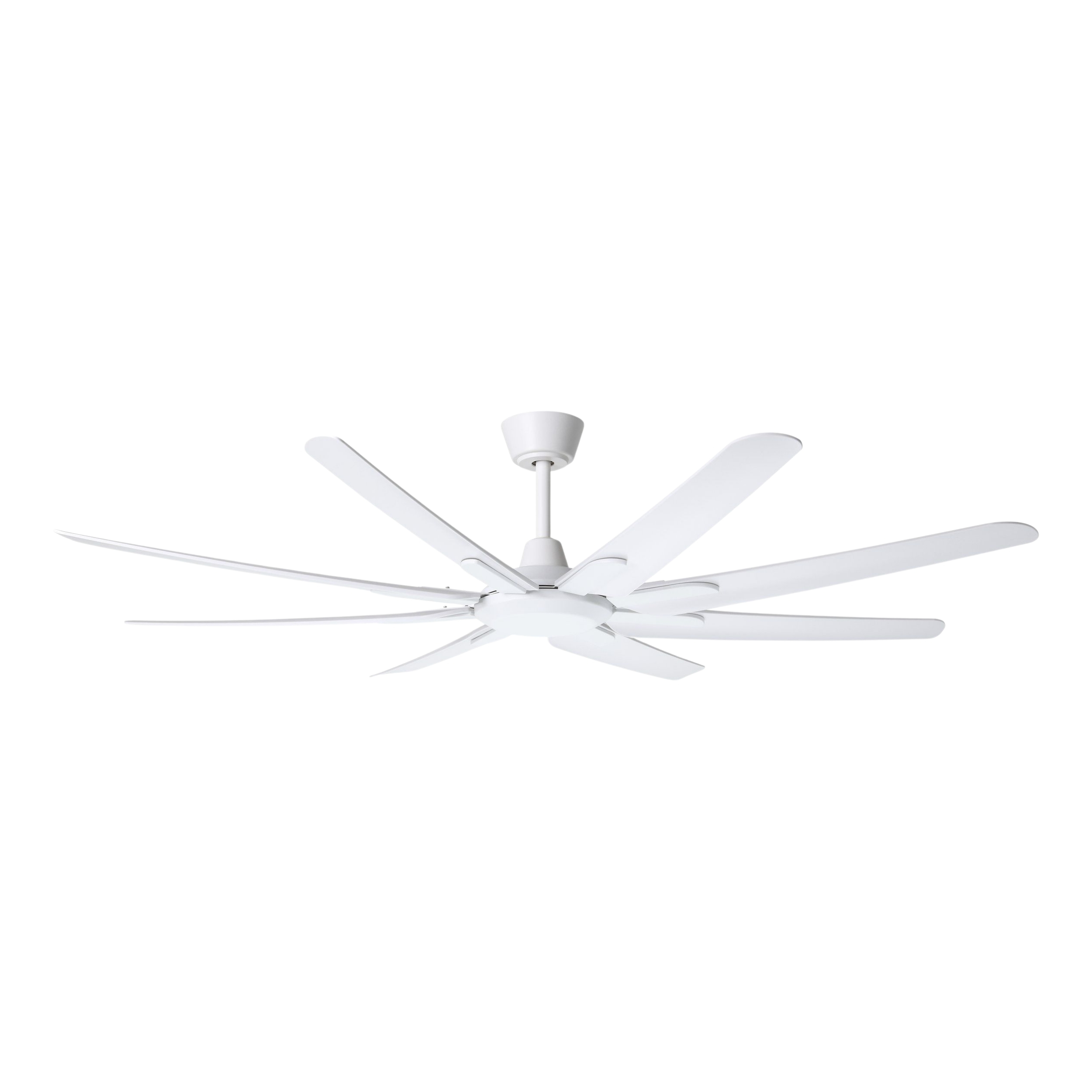Santorini 66-Inch Matt White DC Ceiling Fan with Remote