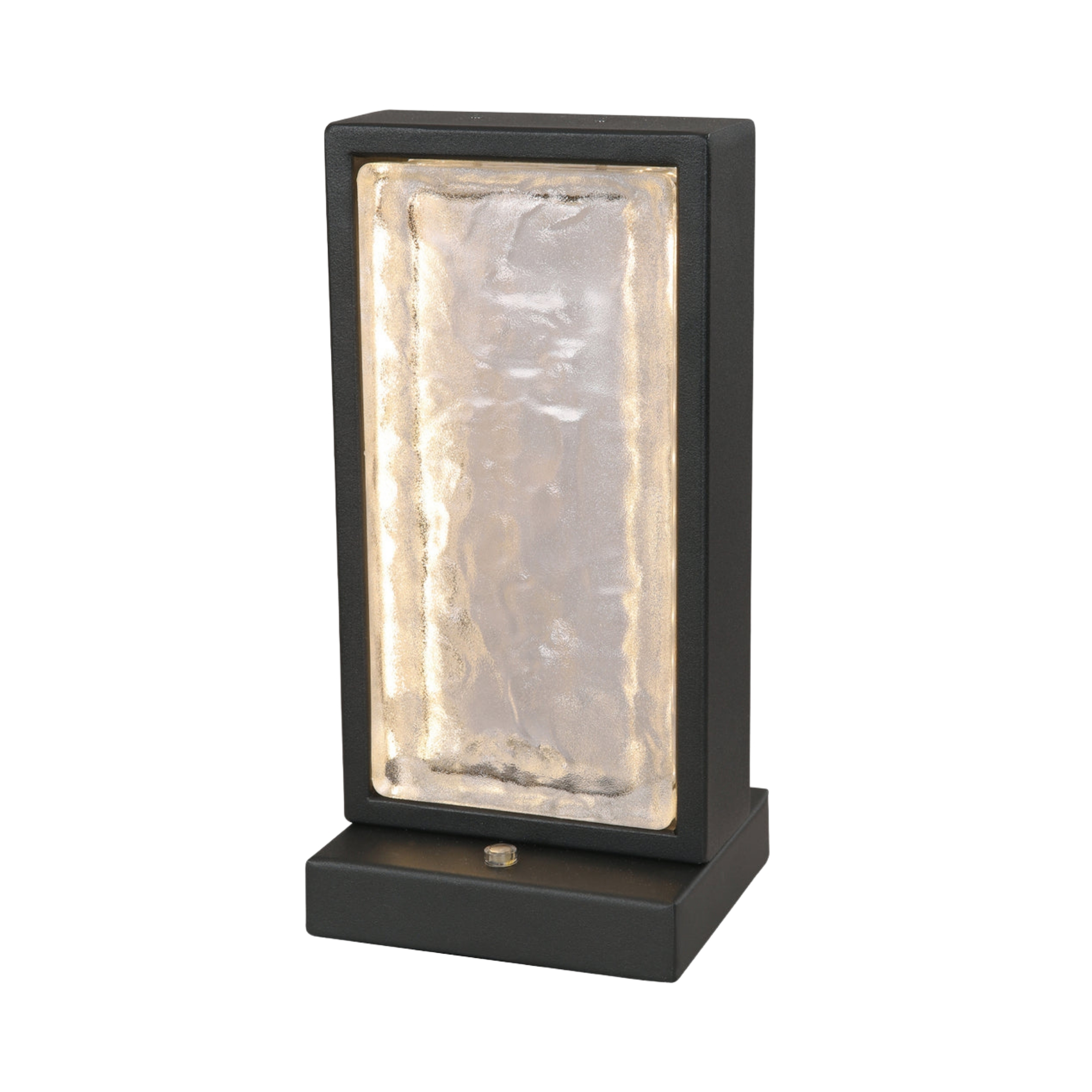 Zeny Ice Glass LED Table Lamp - Satin Black