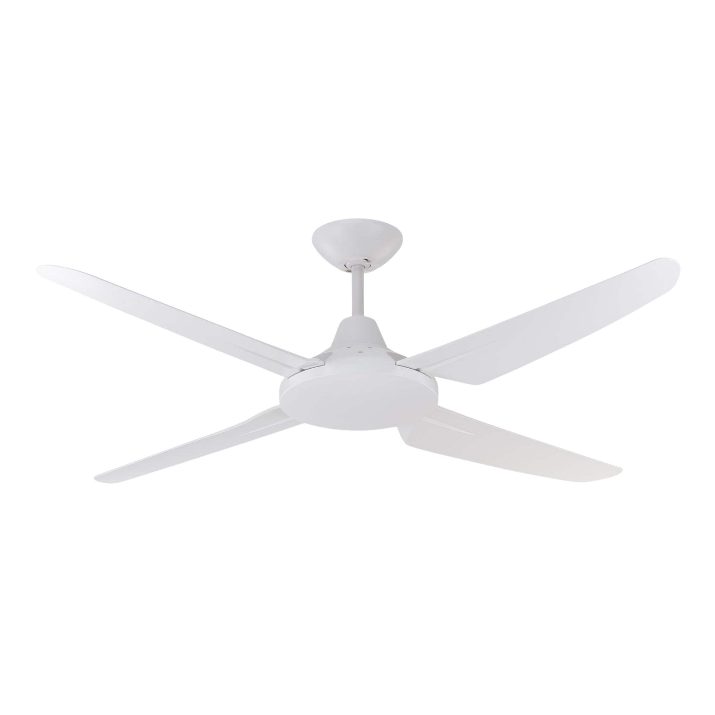 Clare 53-Inch Modern AC Ceiling Fan - White