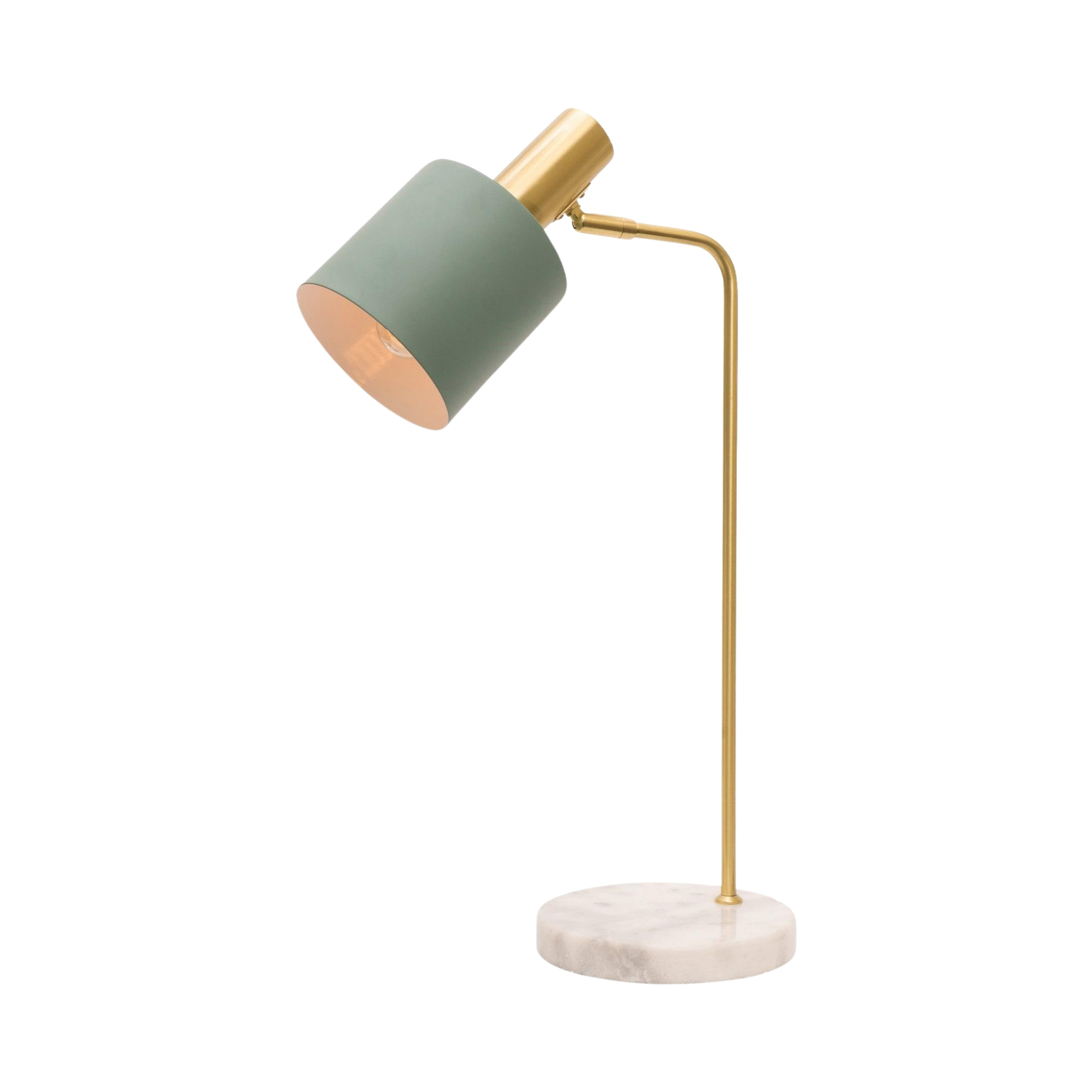 Denton Brass Jade Adjustable Table Desk Lamp