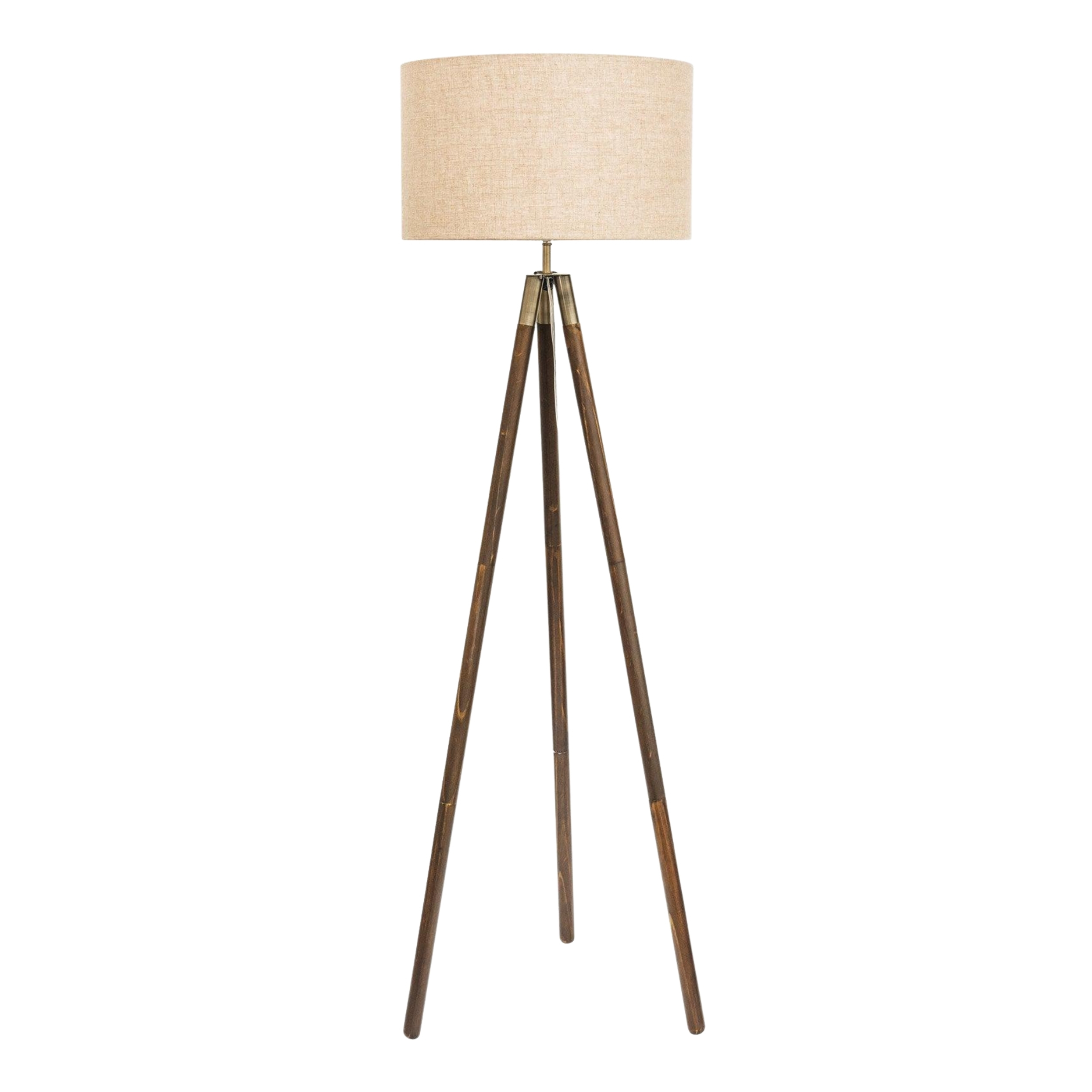 Pajala Dark Wood Tripod Floor Lamp