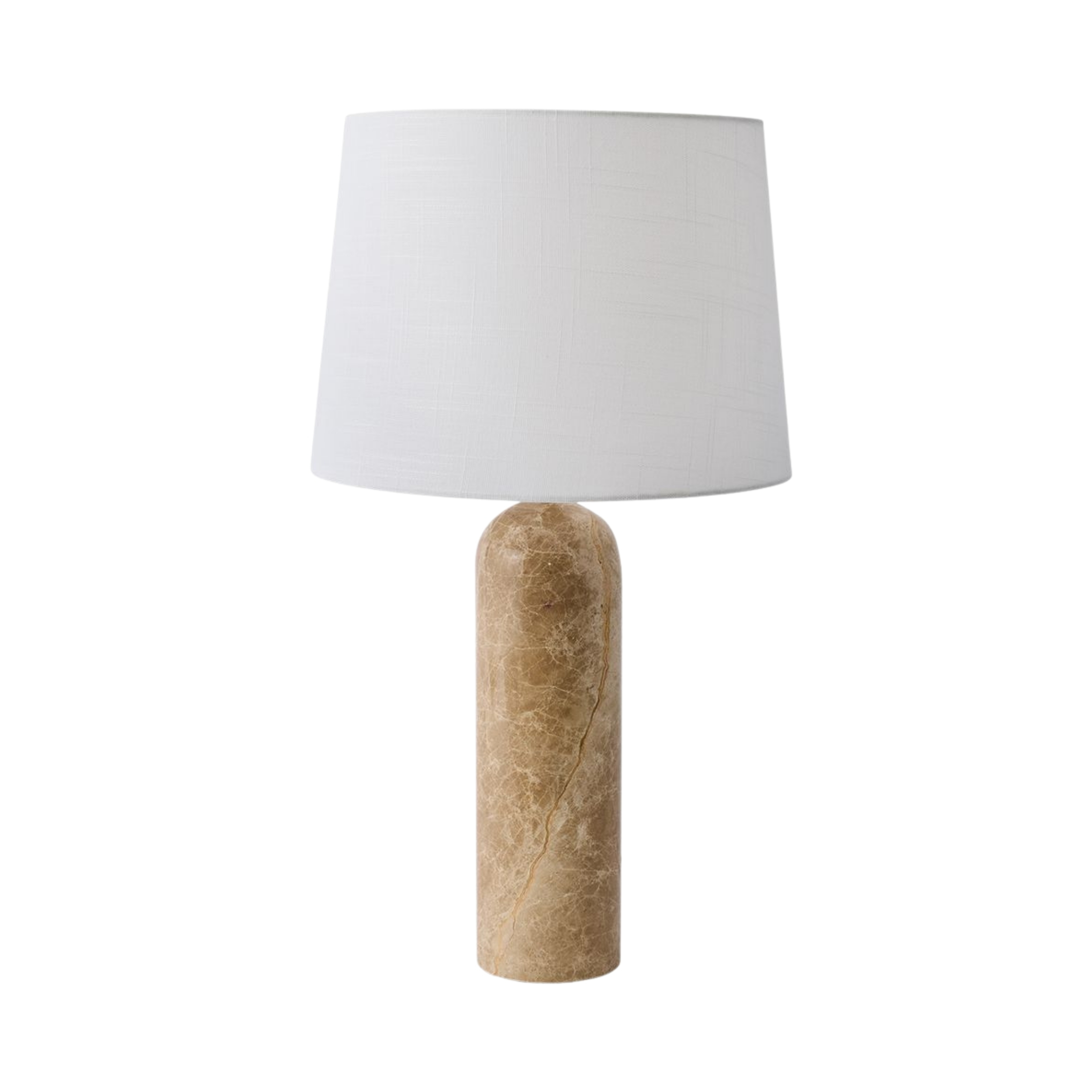 Galloway Moscato Beige Marble Table Lamp