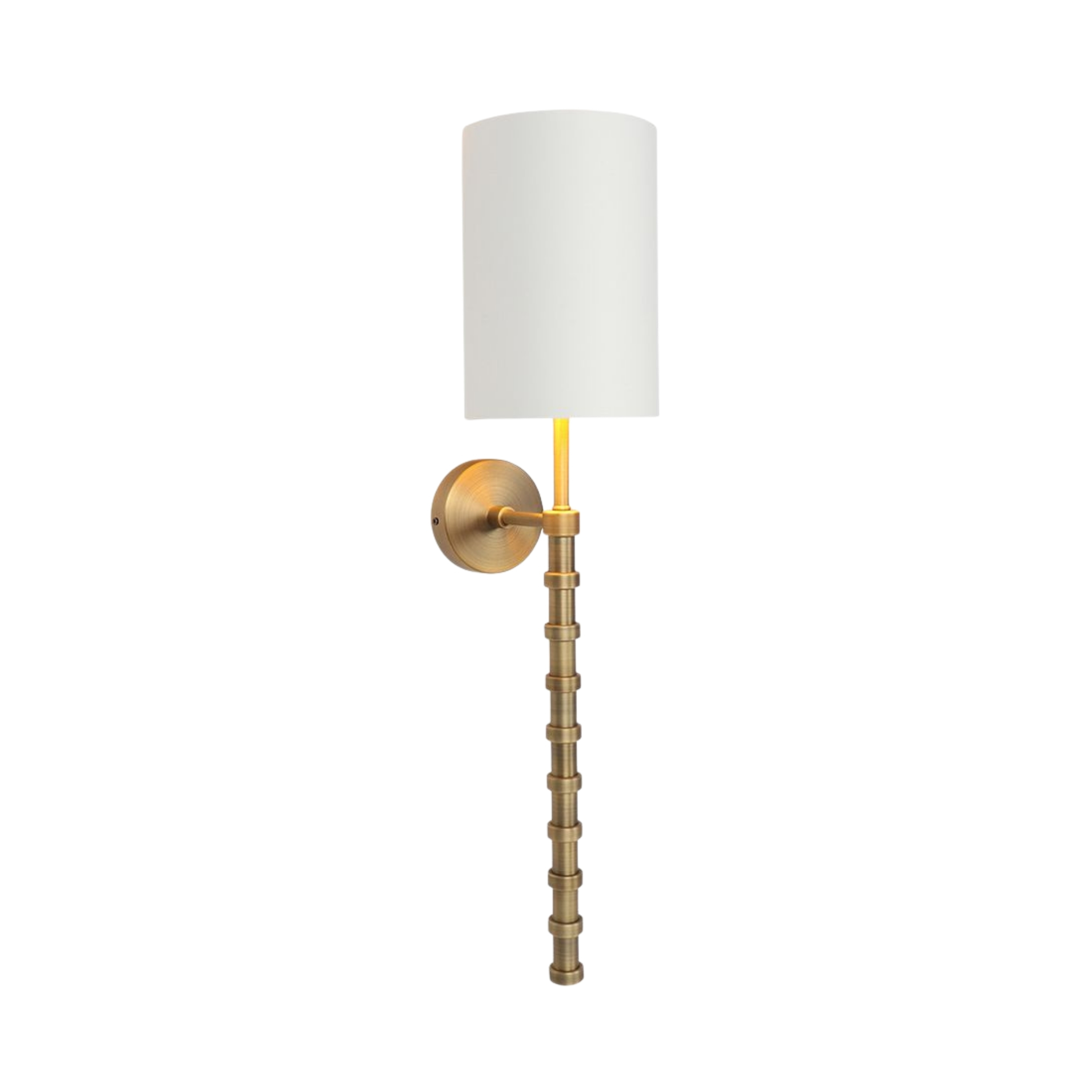 Requena Antique Brass Transitional Wall Light