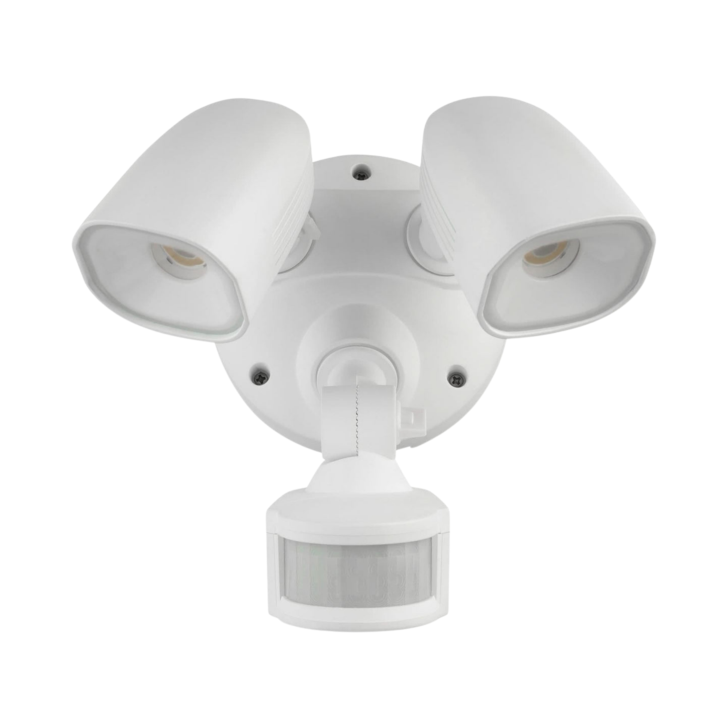 Shielder IP54 Twin LED Floodlight with Sensor - White