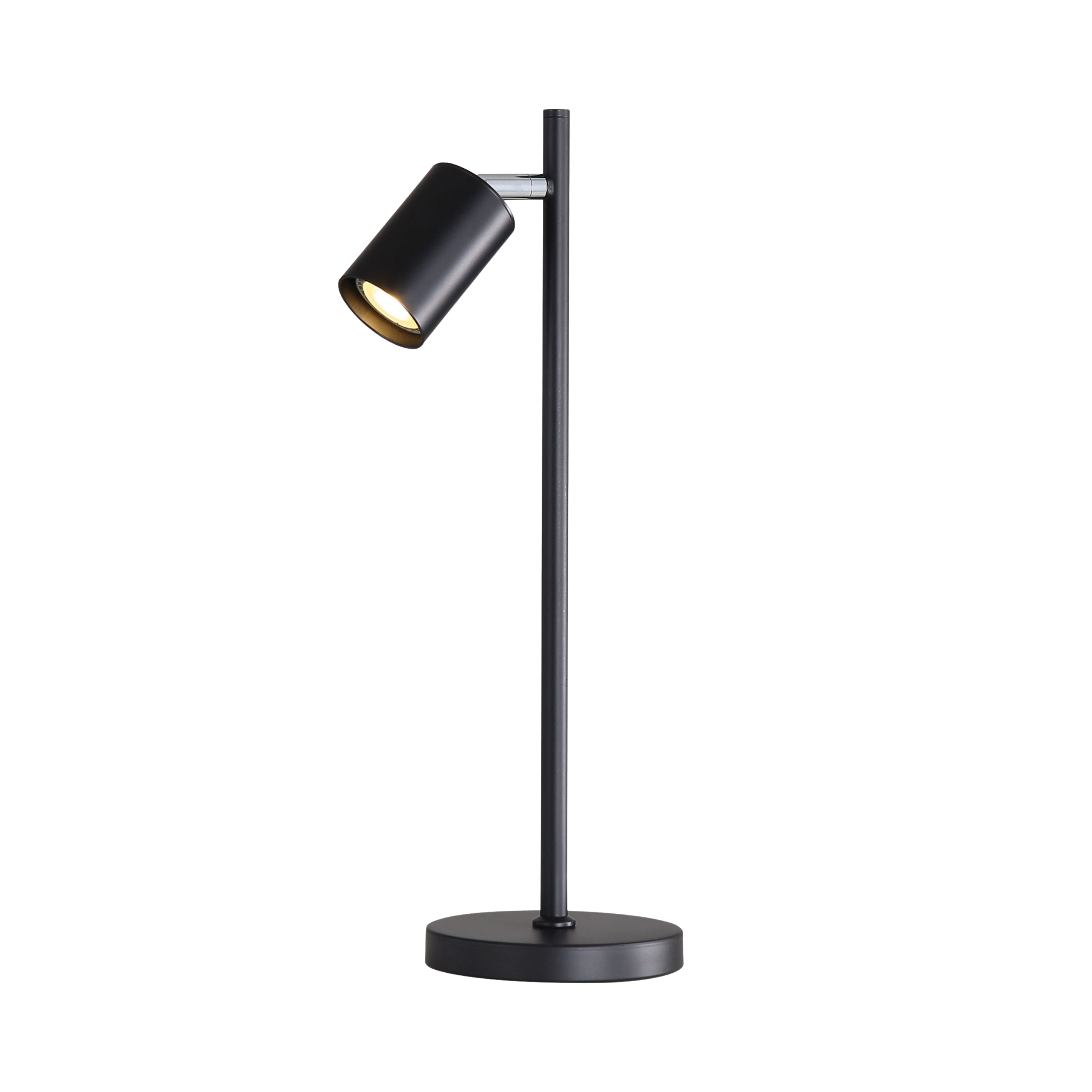 Alpore Matt Black Adjustable Spotlight Desk Lamp