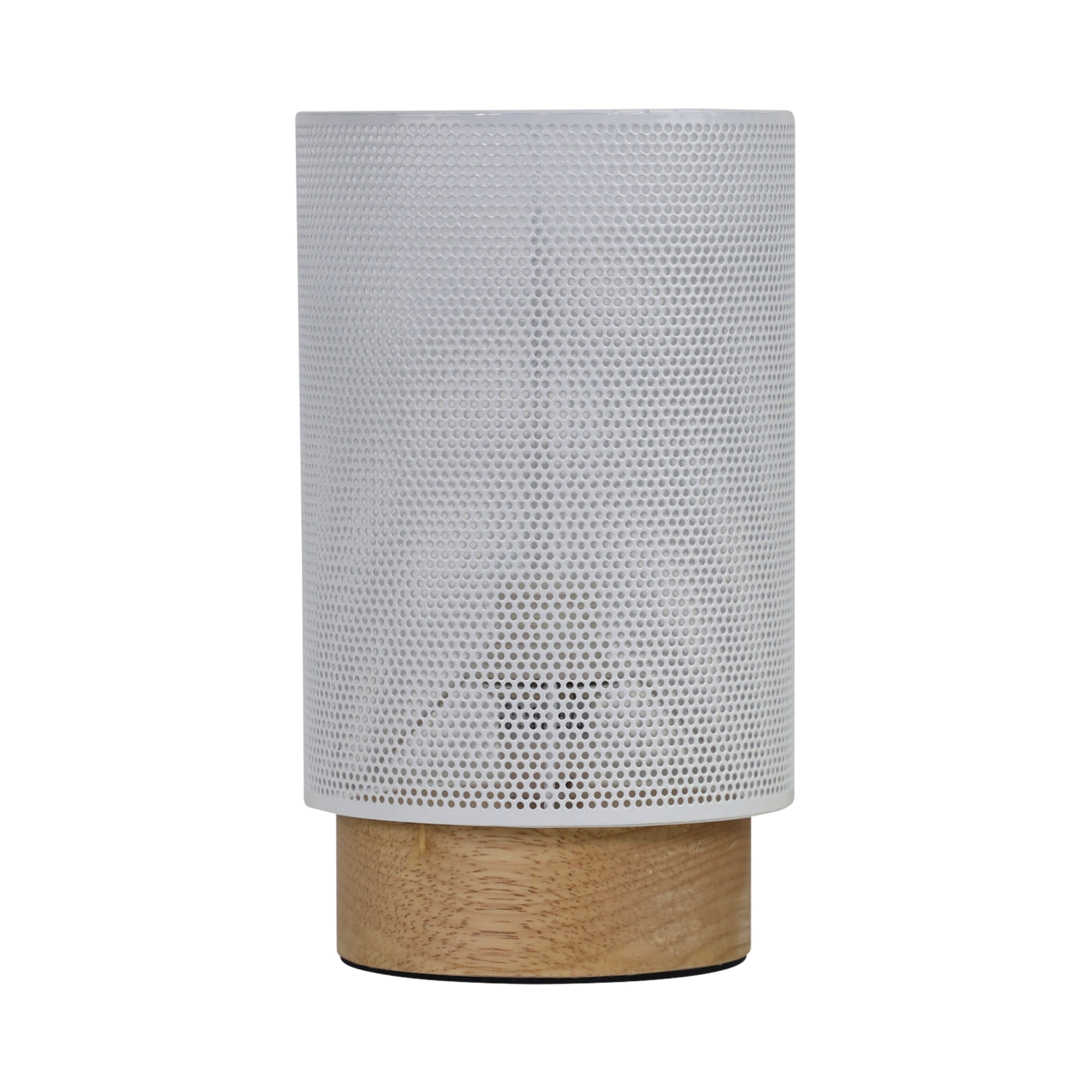 Beaconsfield White Mesh Cylinder Table Lamp