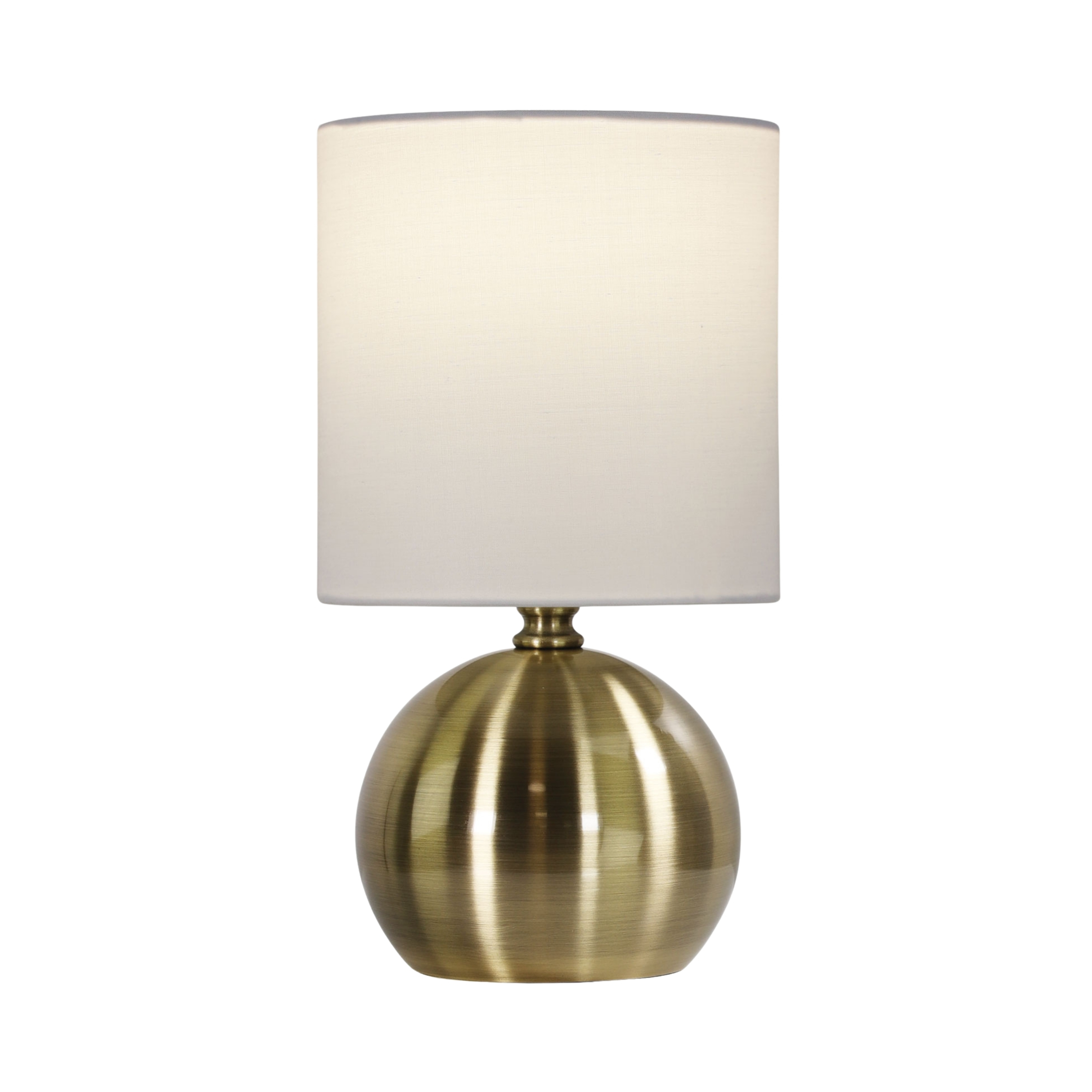 Maldon Antique Brass Metal Touch Table Lamp