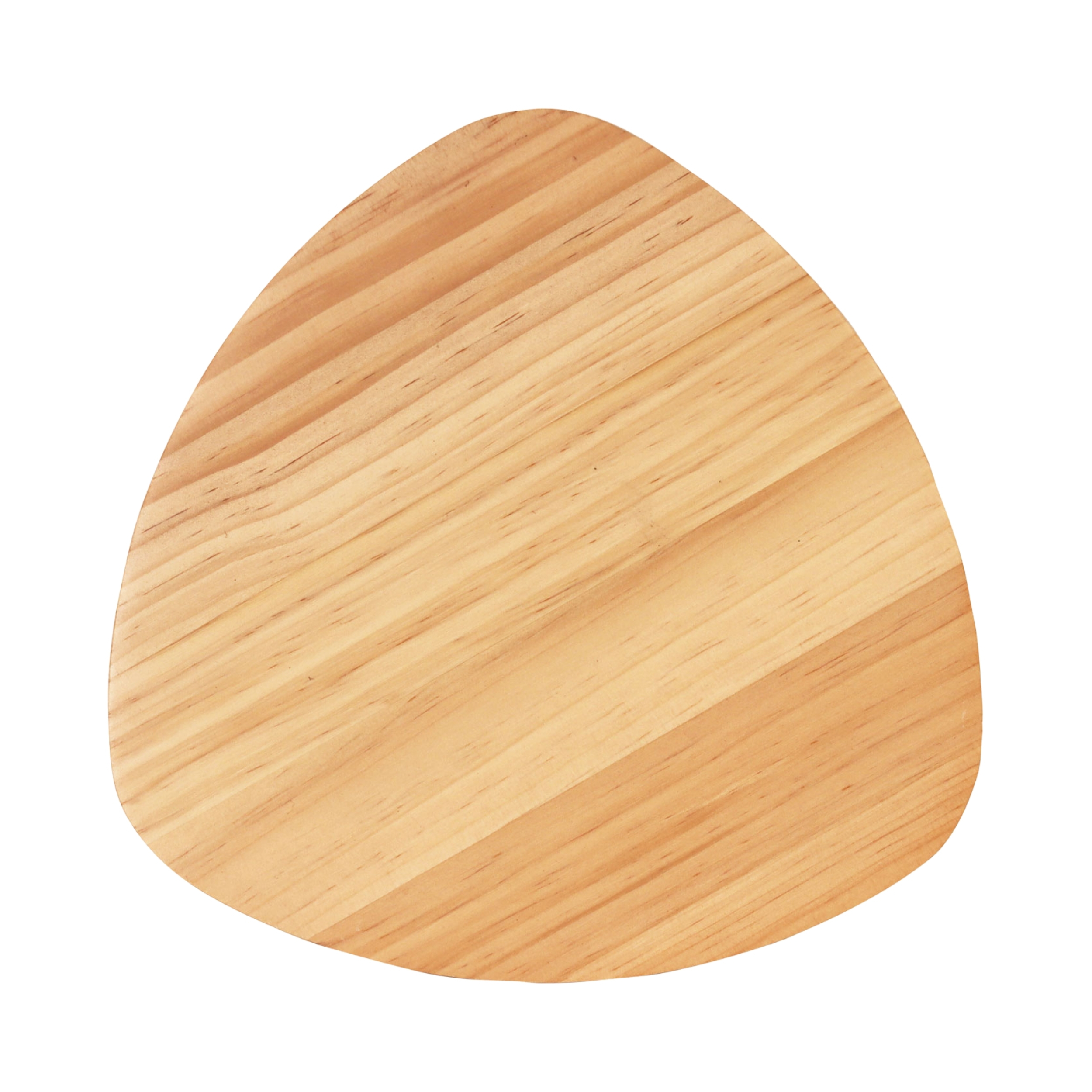 Novelda Rounded Triangle Backlight LED Wall Lamp - Timber
