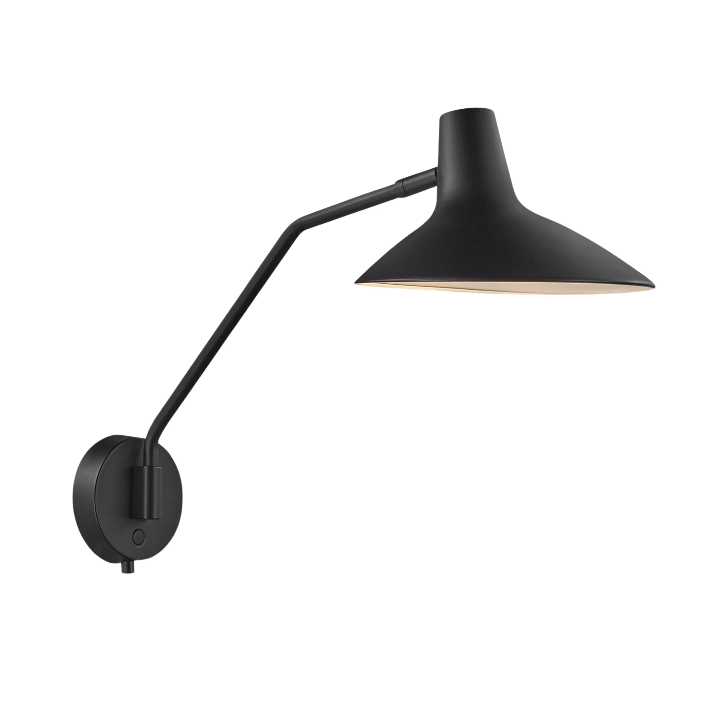 Darci Swivel Long Arm Wall Light - Black