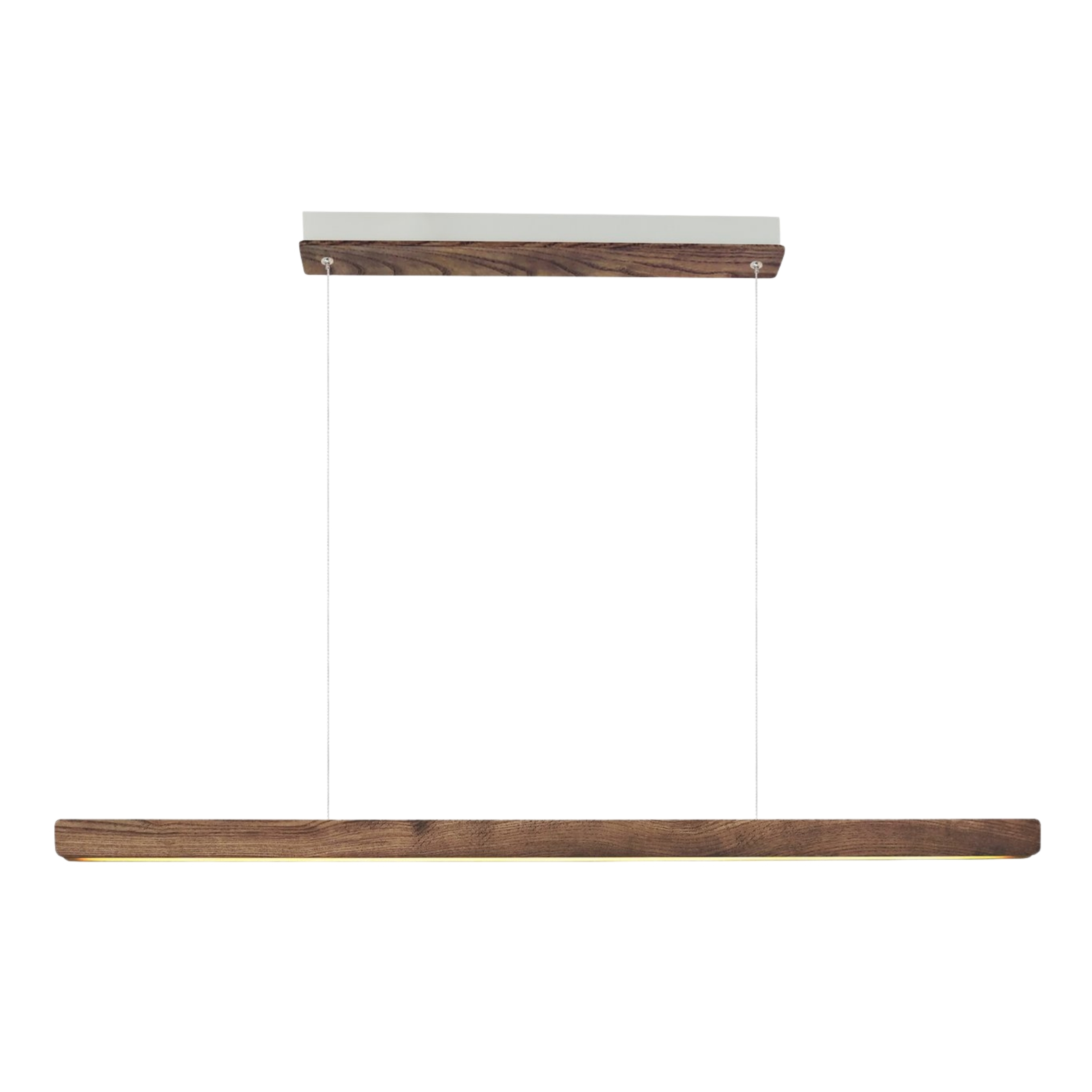 Ilgas Scandinavian Linear LED Pendant - Dark Brown