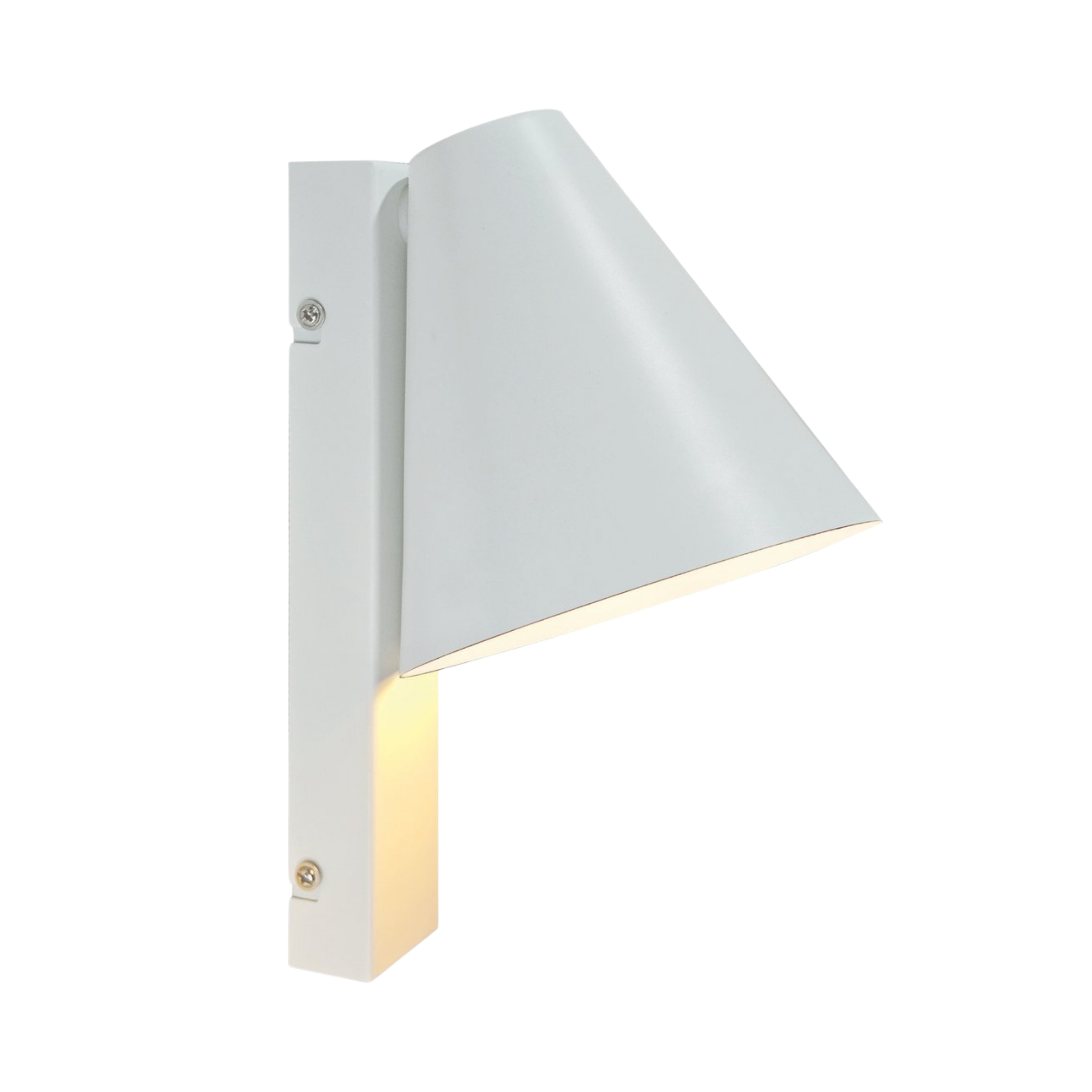 Wilmer Minimalist Wall Light with USB Port - White