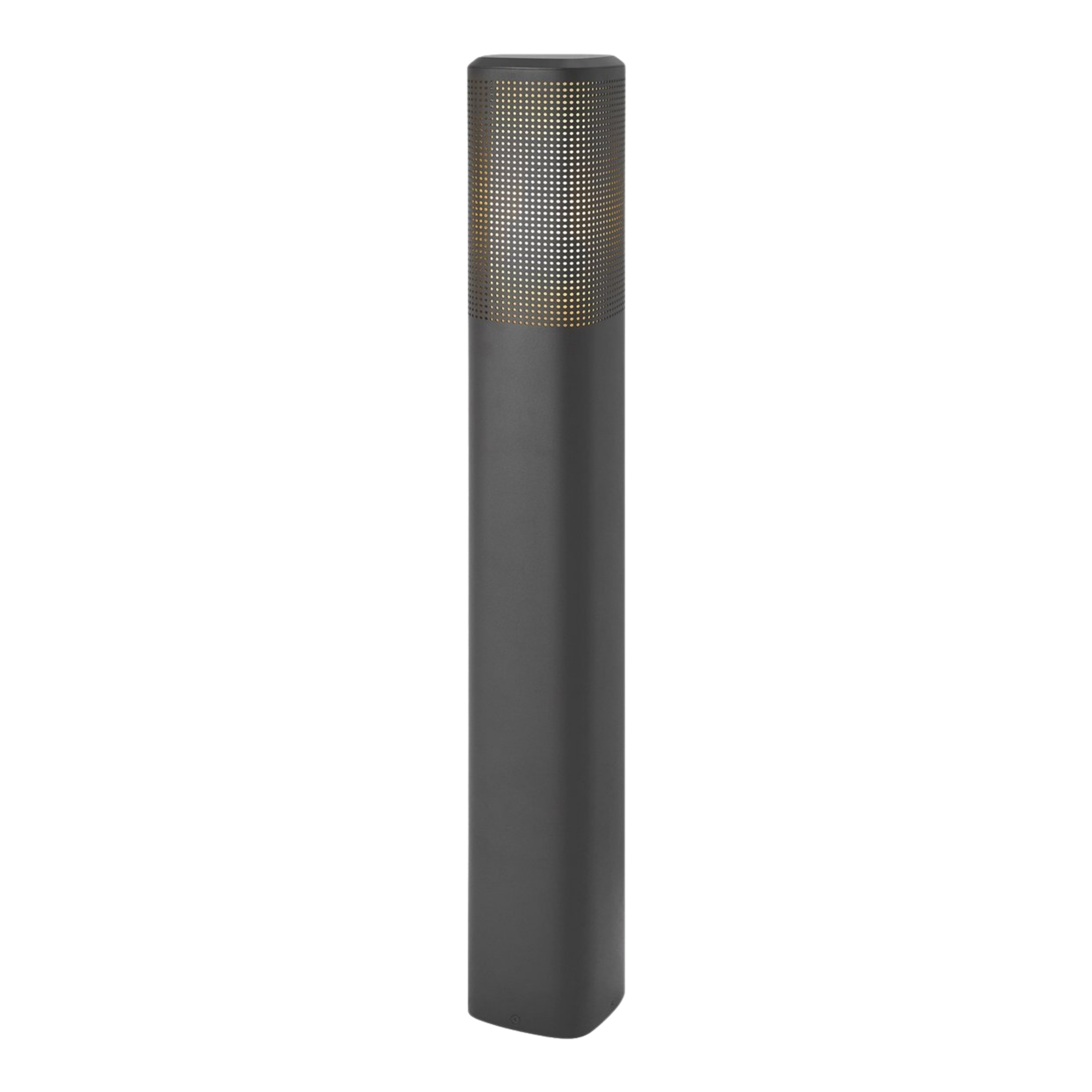 Sidara IP44 Perforated Bollard Light - Seaside Anthracite