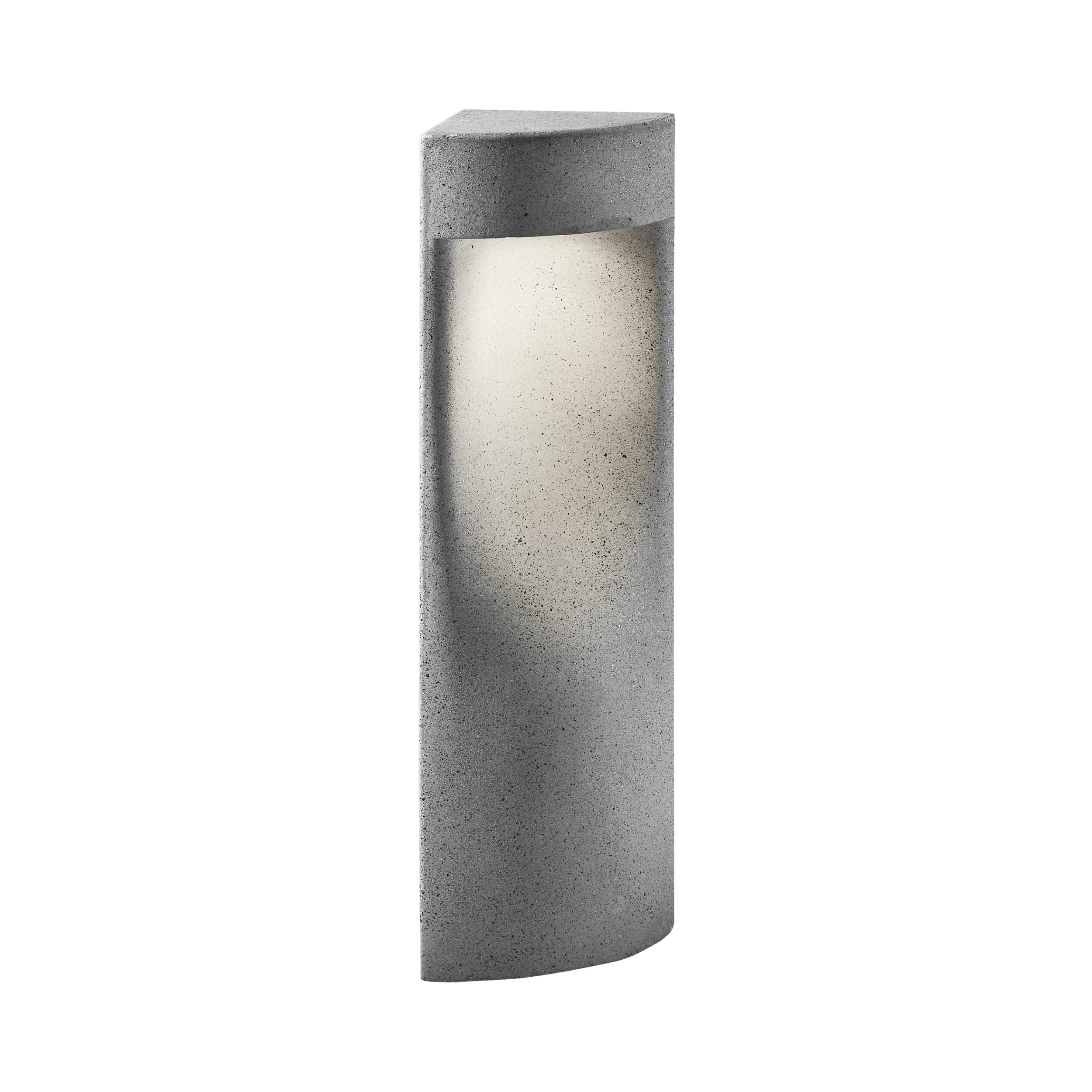 Moai B60 IP65 Concrete LED Bollard Light - Grey