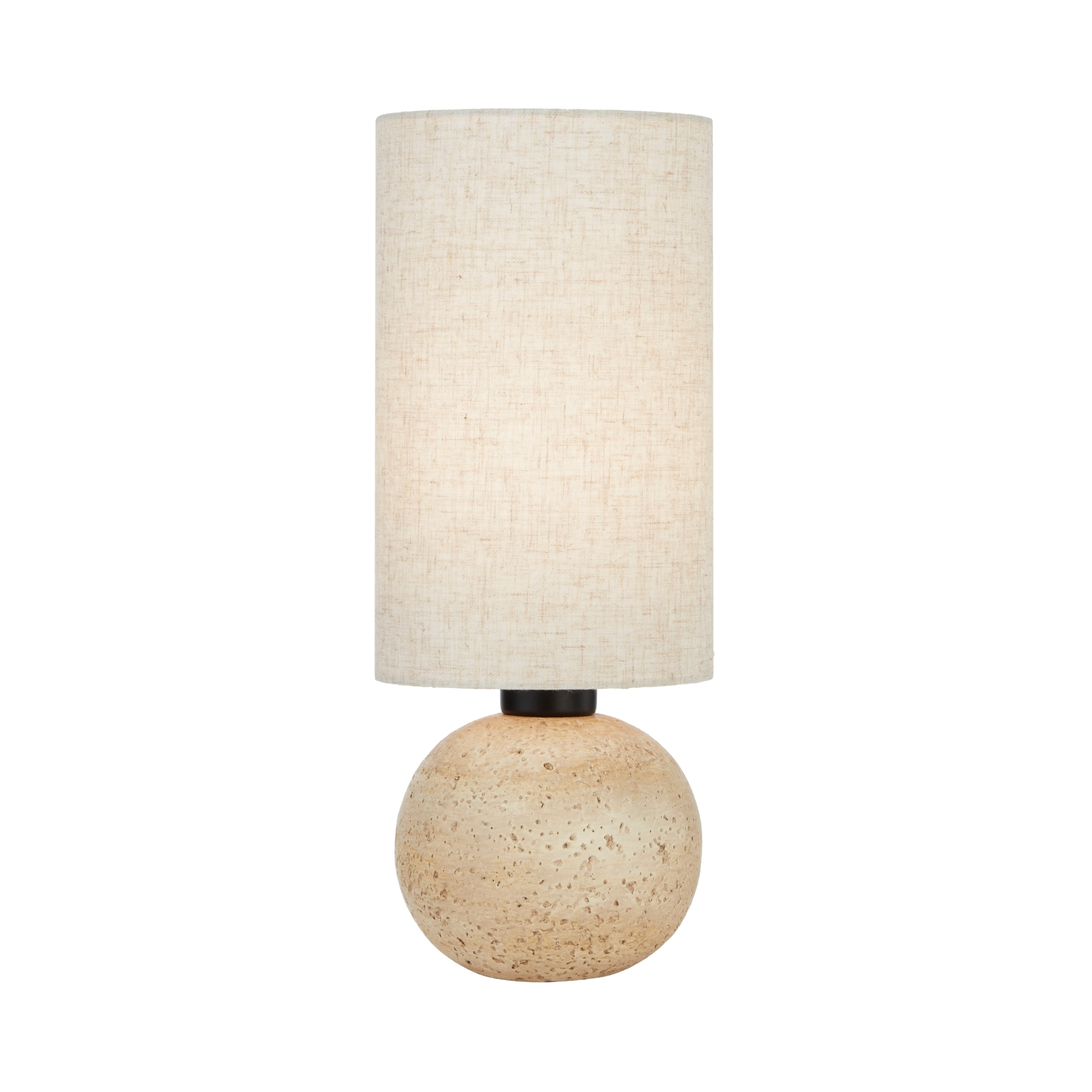 Centauri Beige Shade Natural Stone Table Lamp