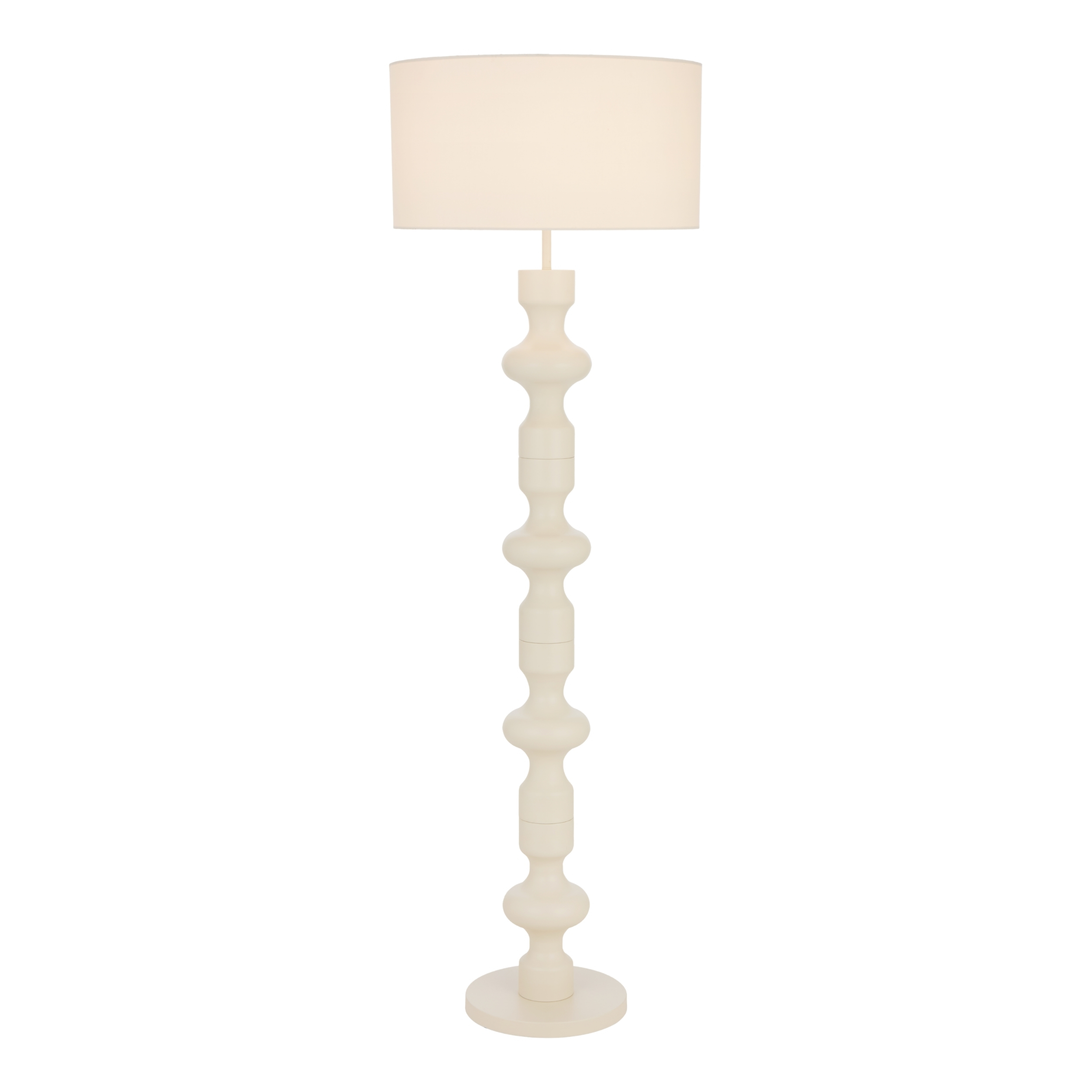 Cormano Full Beige Minimalist Floor Lamp