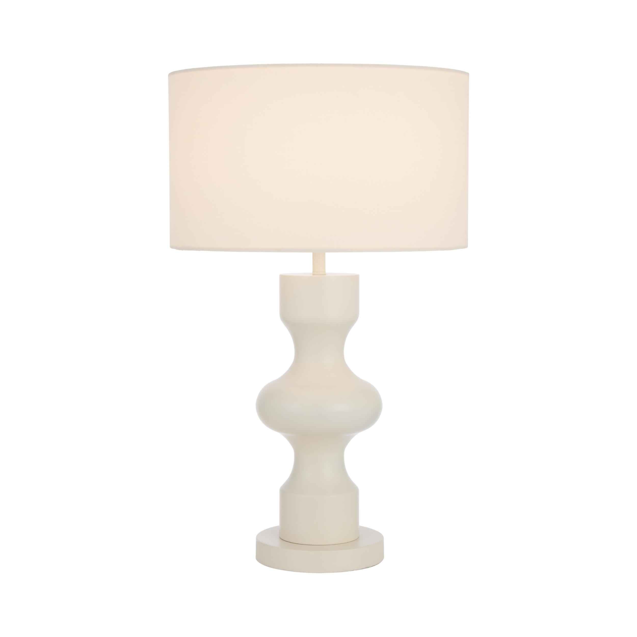 Cormano Full Beige Minimalist Table Lamp