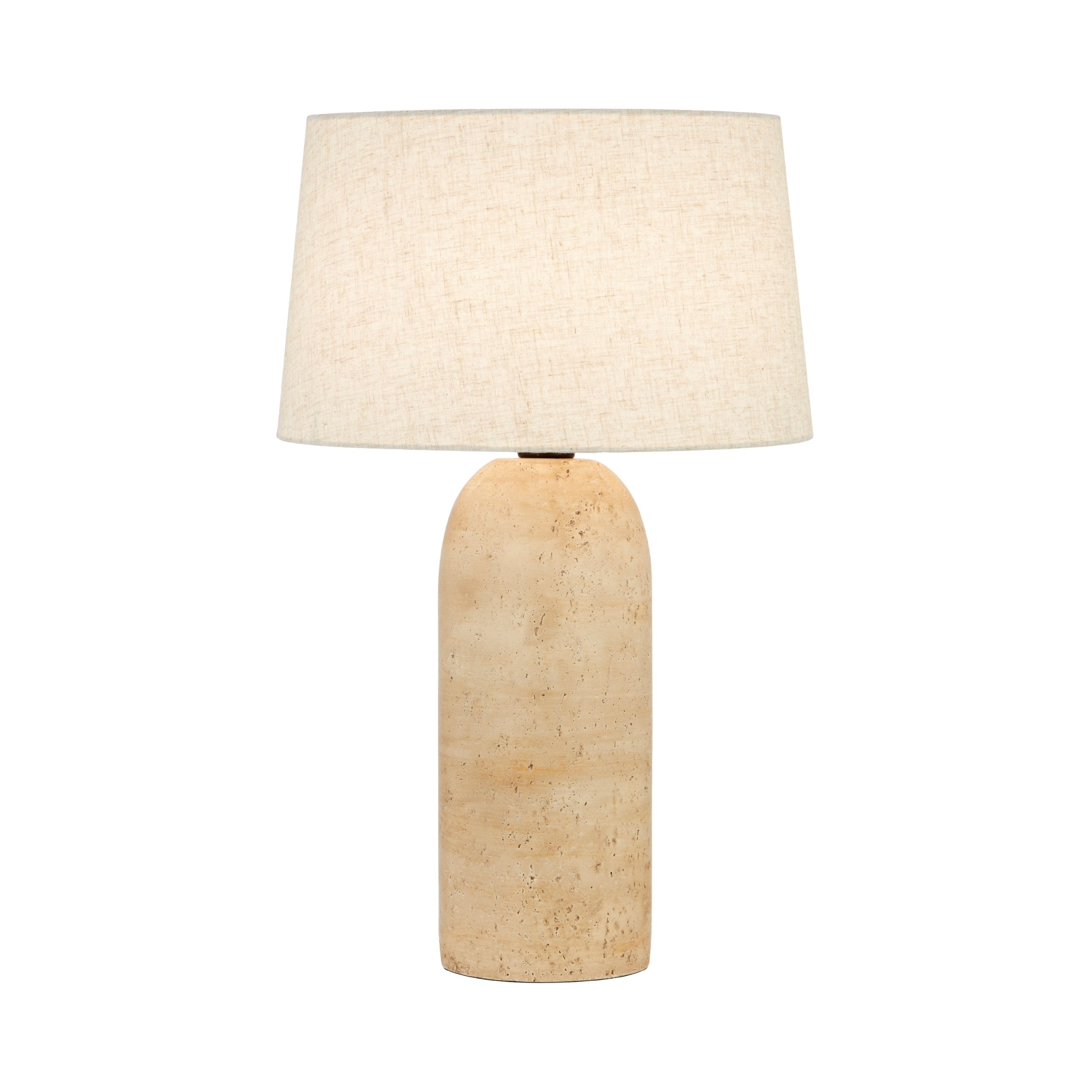Lafia Beige Travertine Classic Table Lamp